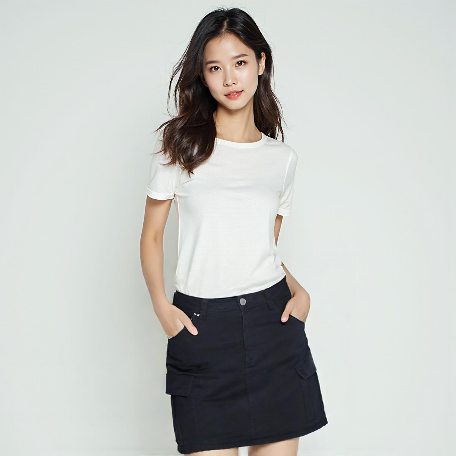 디바이디드에이치앤엠 미니스커트