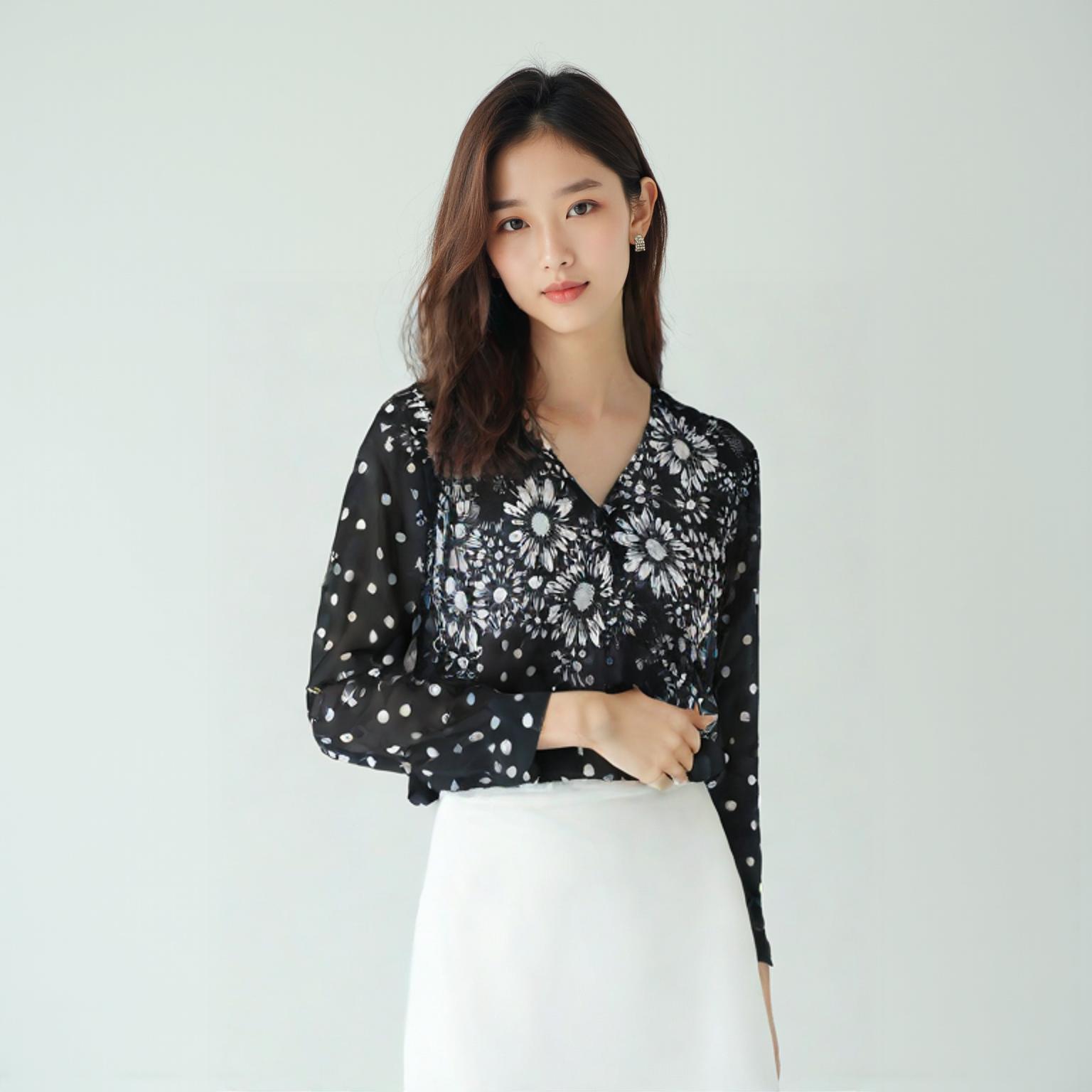로엠 긴팔티셔츠