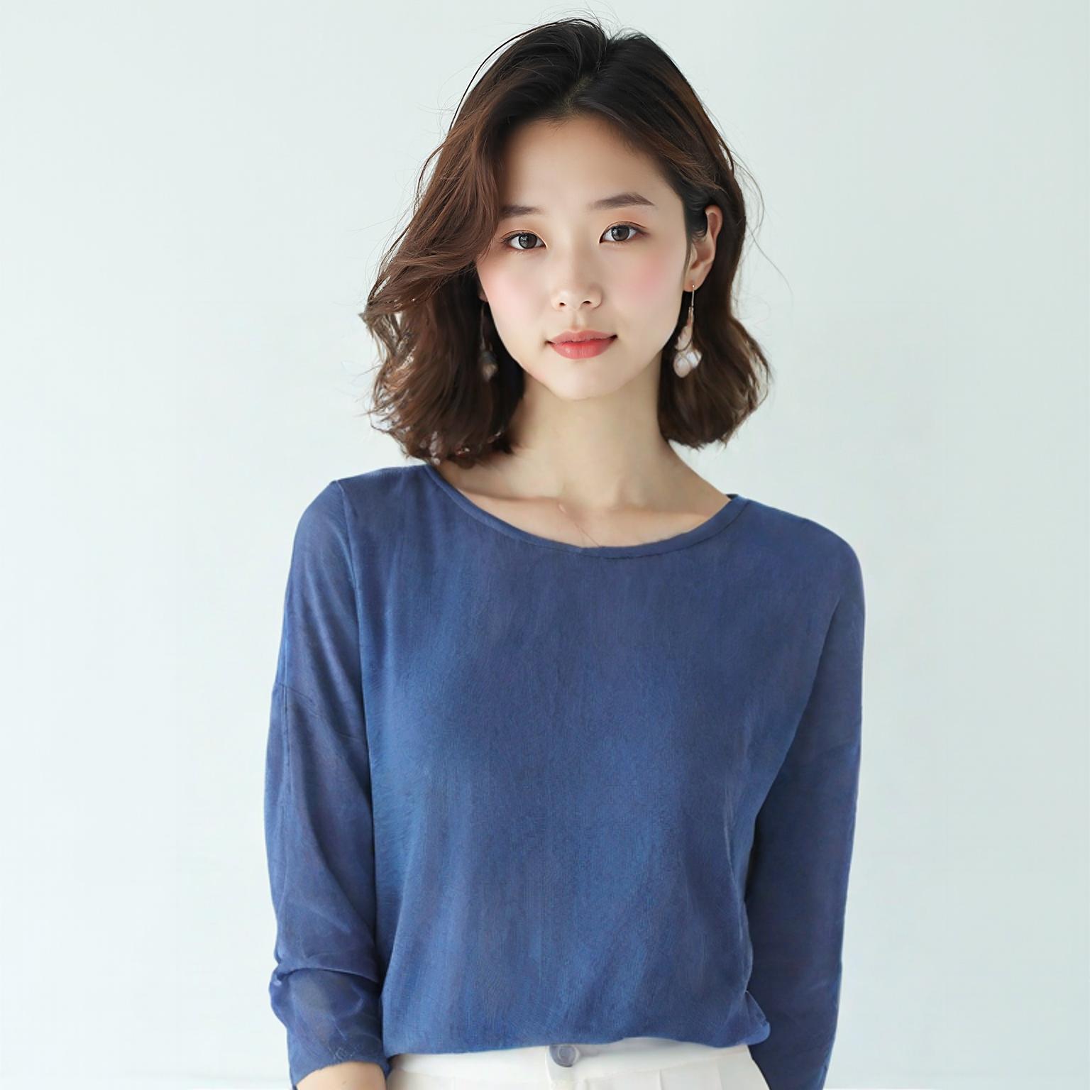 트위 긴팔티셔츠