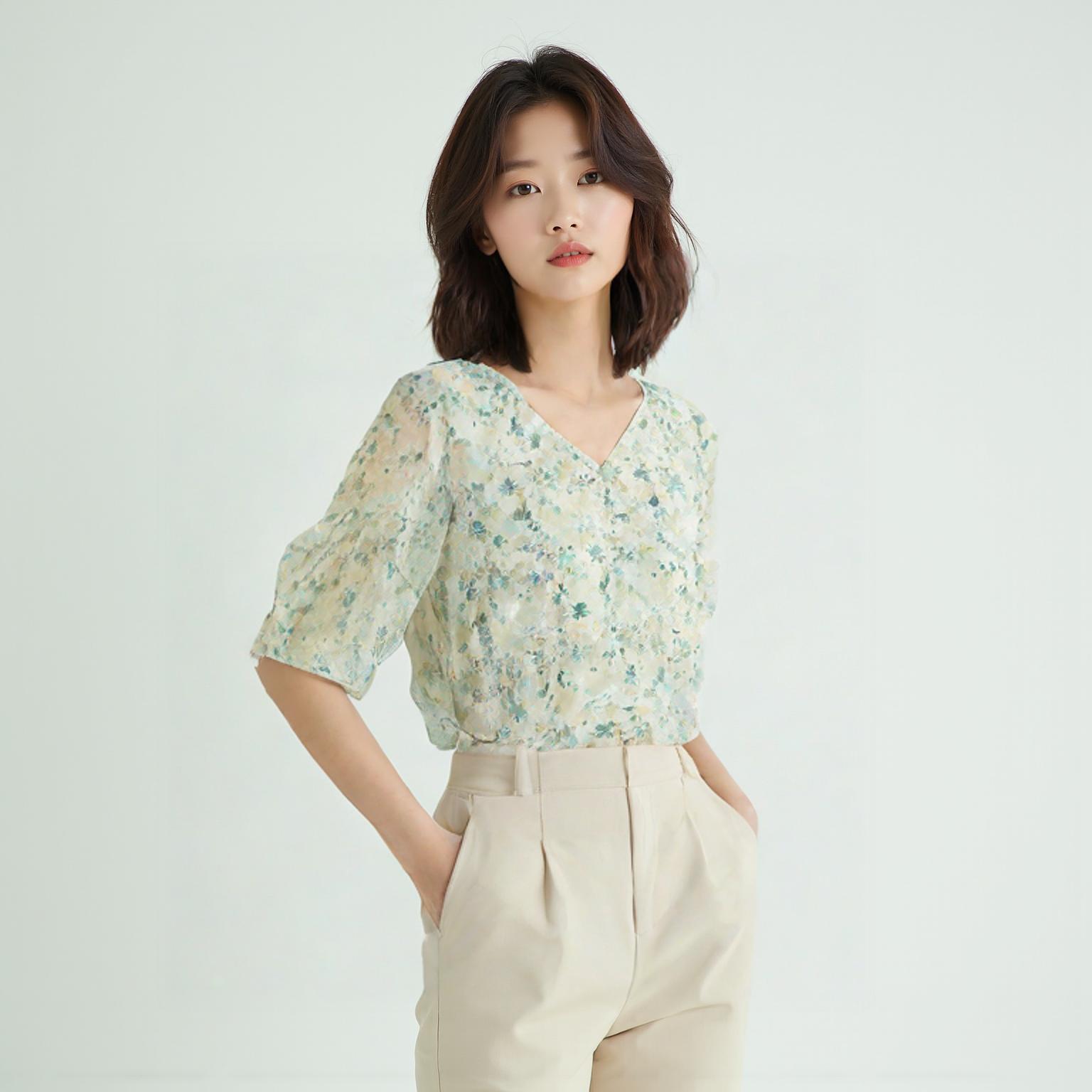 헬렌카렌 블라우스