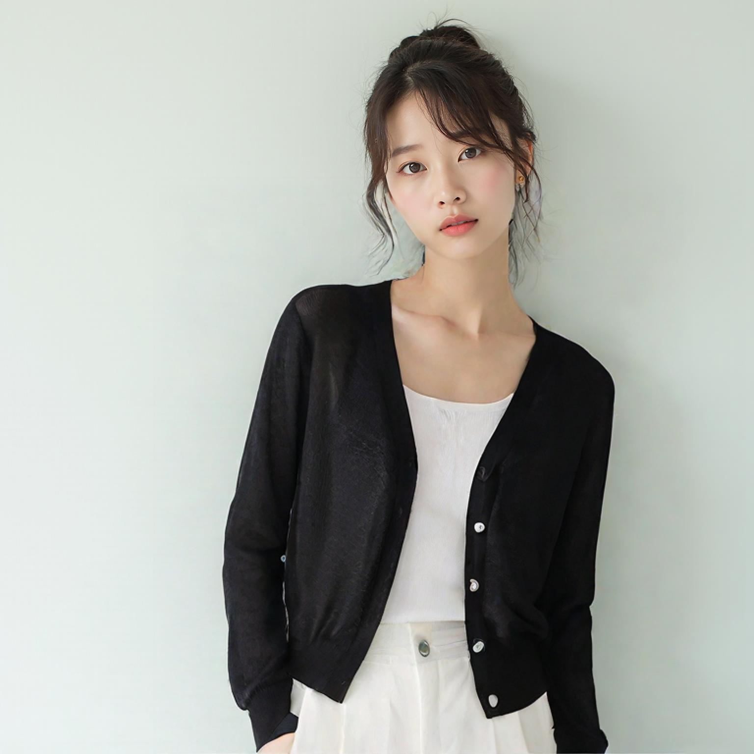 유니클로 브이넥카디건