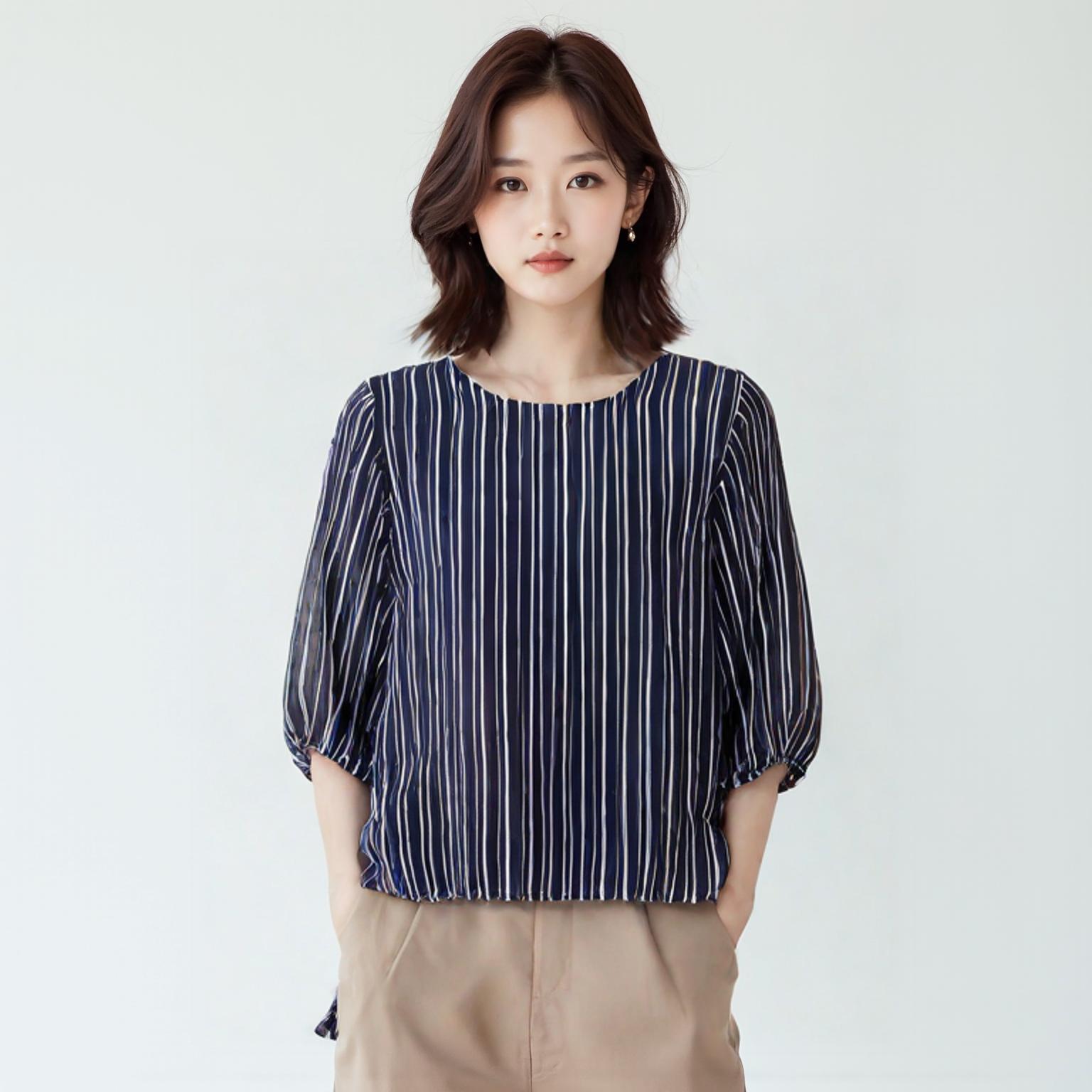 올포유 블라우스