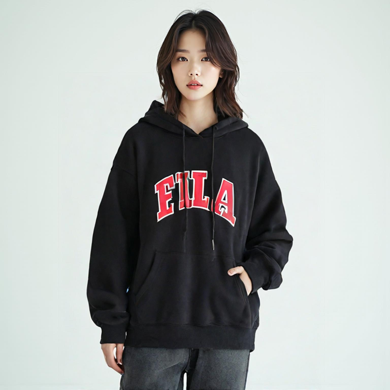 휠라 후드티