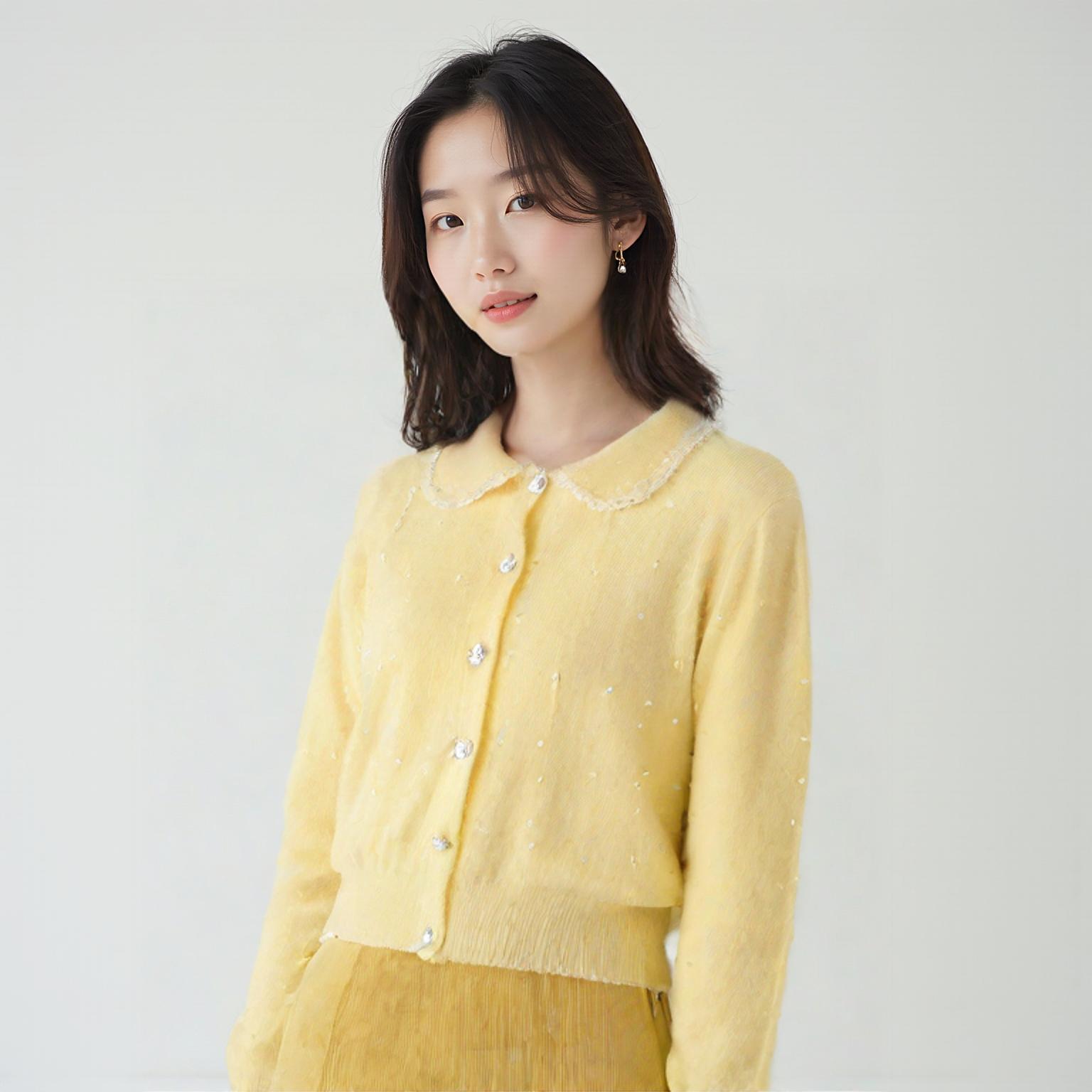 자라 칼라카디건