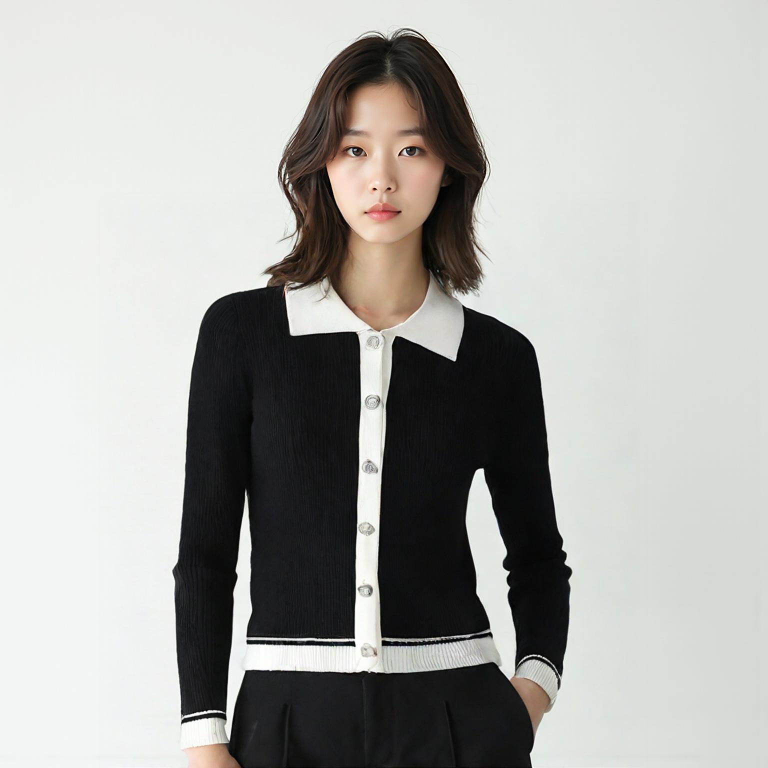 로엠 칼라카디건