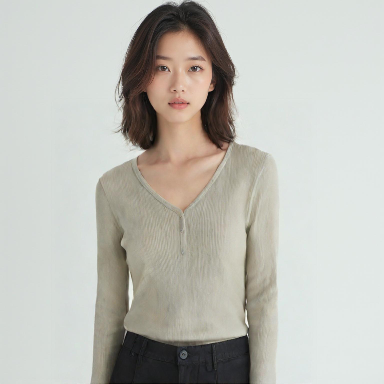 지오다노 긴팔티셔츠