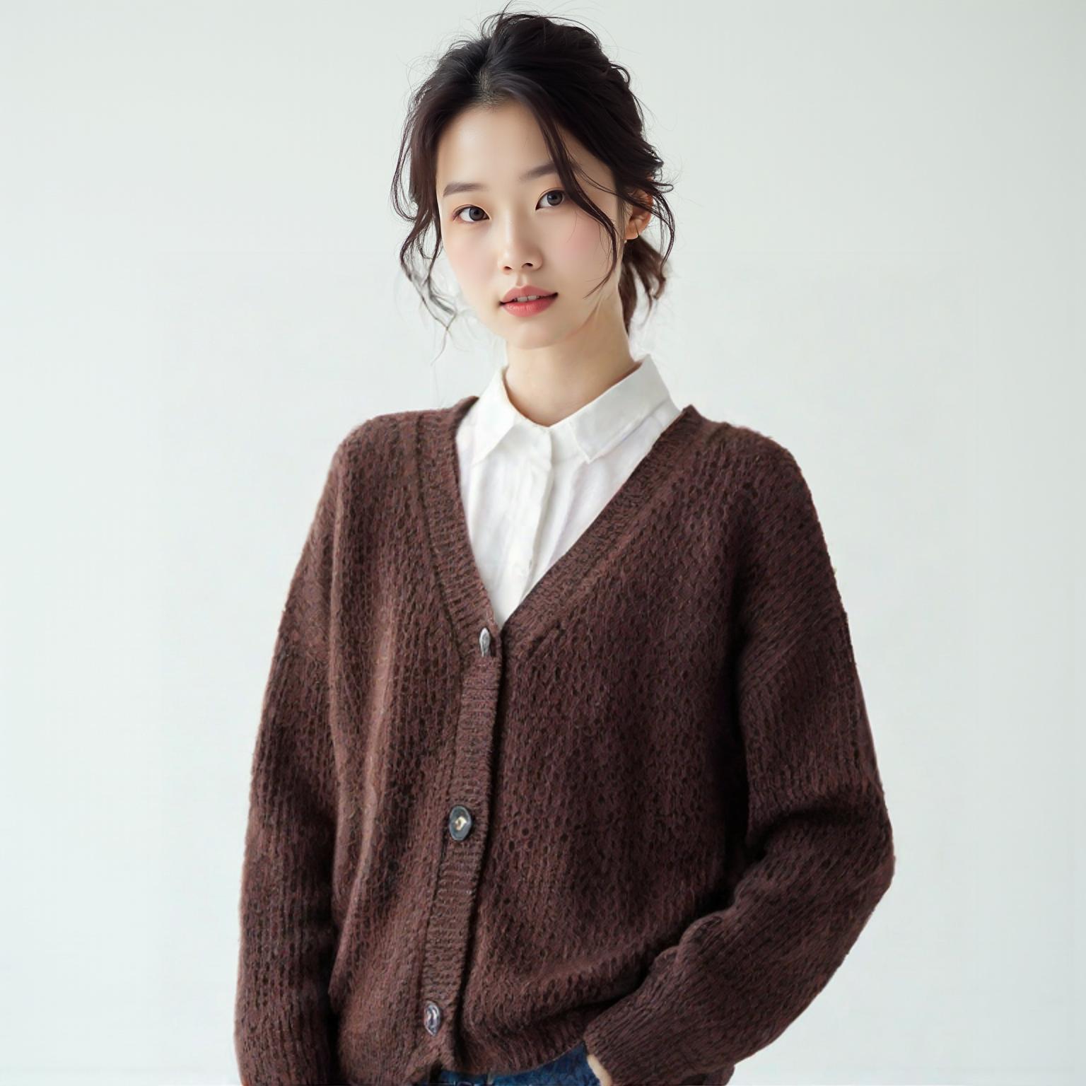 마시모두띠 브이넥카디건