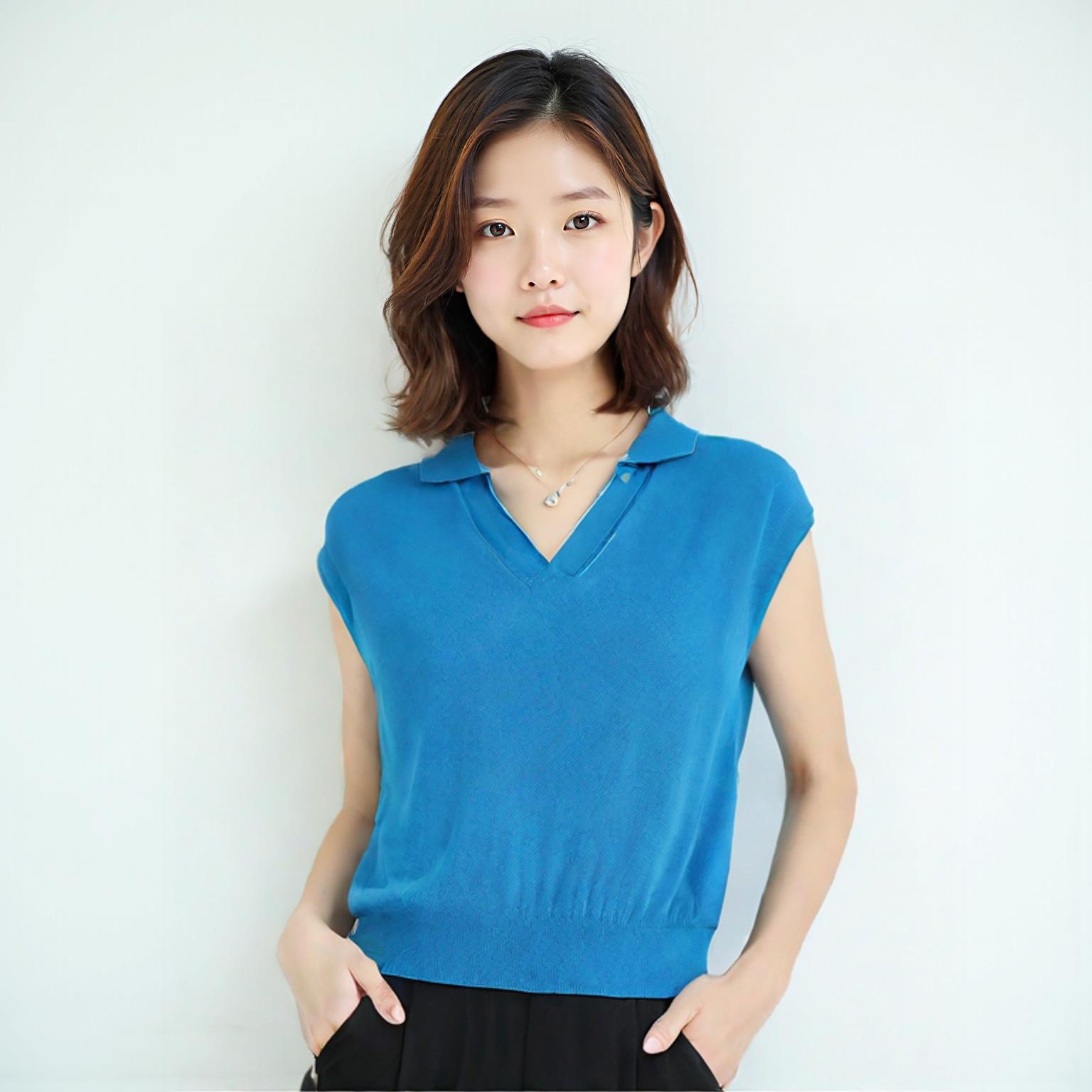 제너럴 아이디어 니트조끼