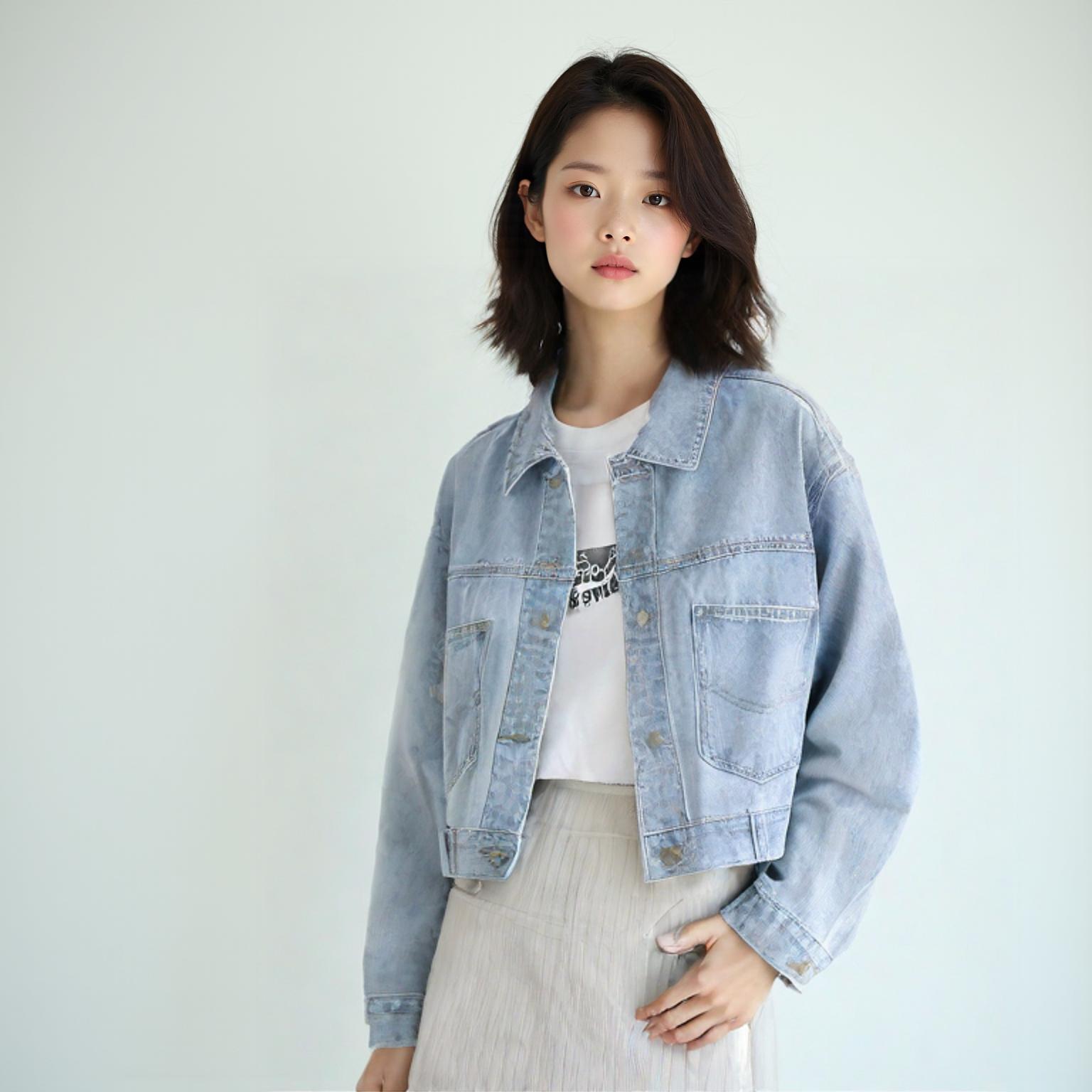 미쏘 데님재킷