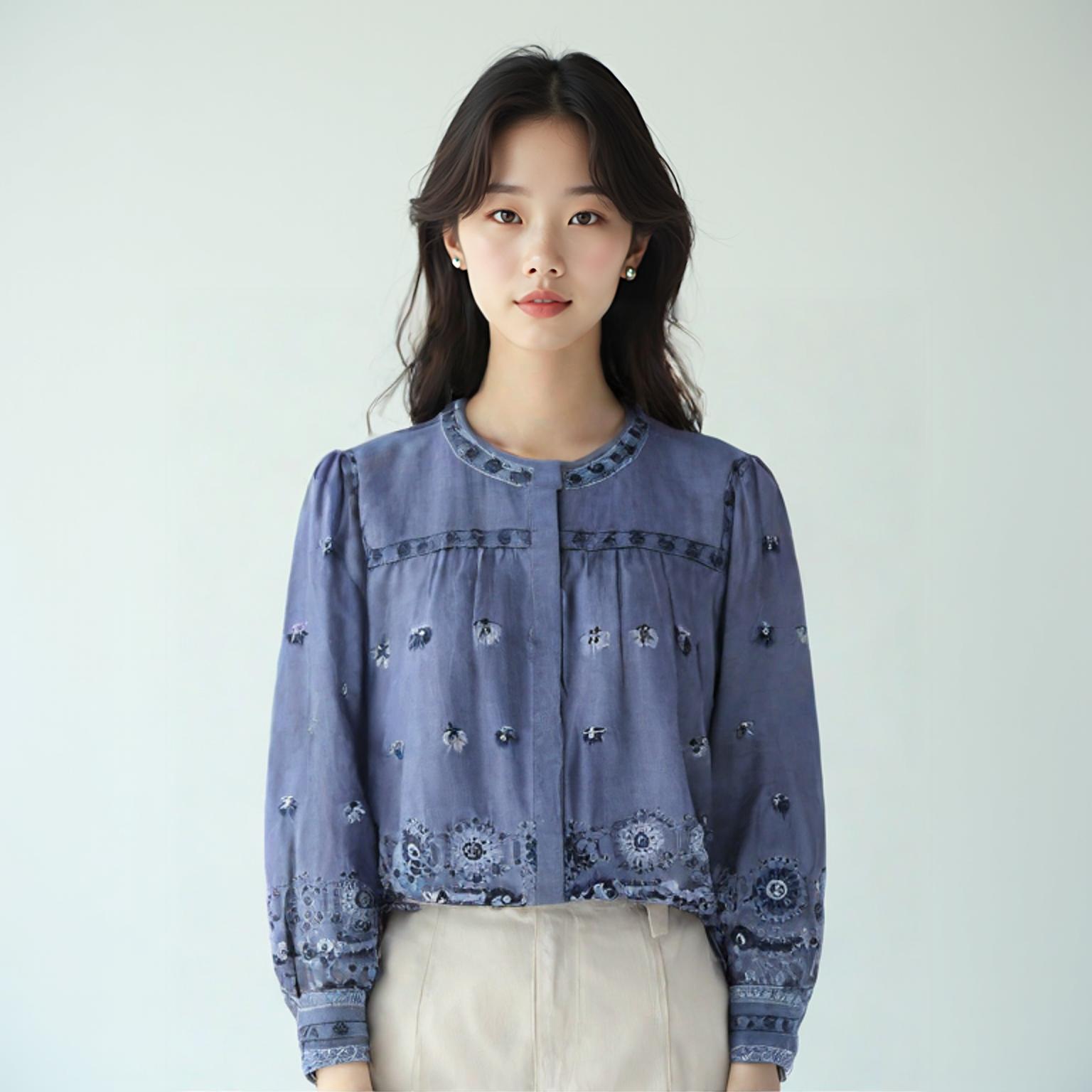 자라 우먼 블라우스