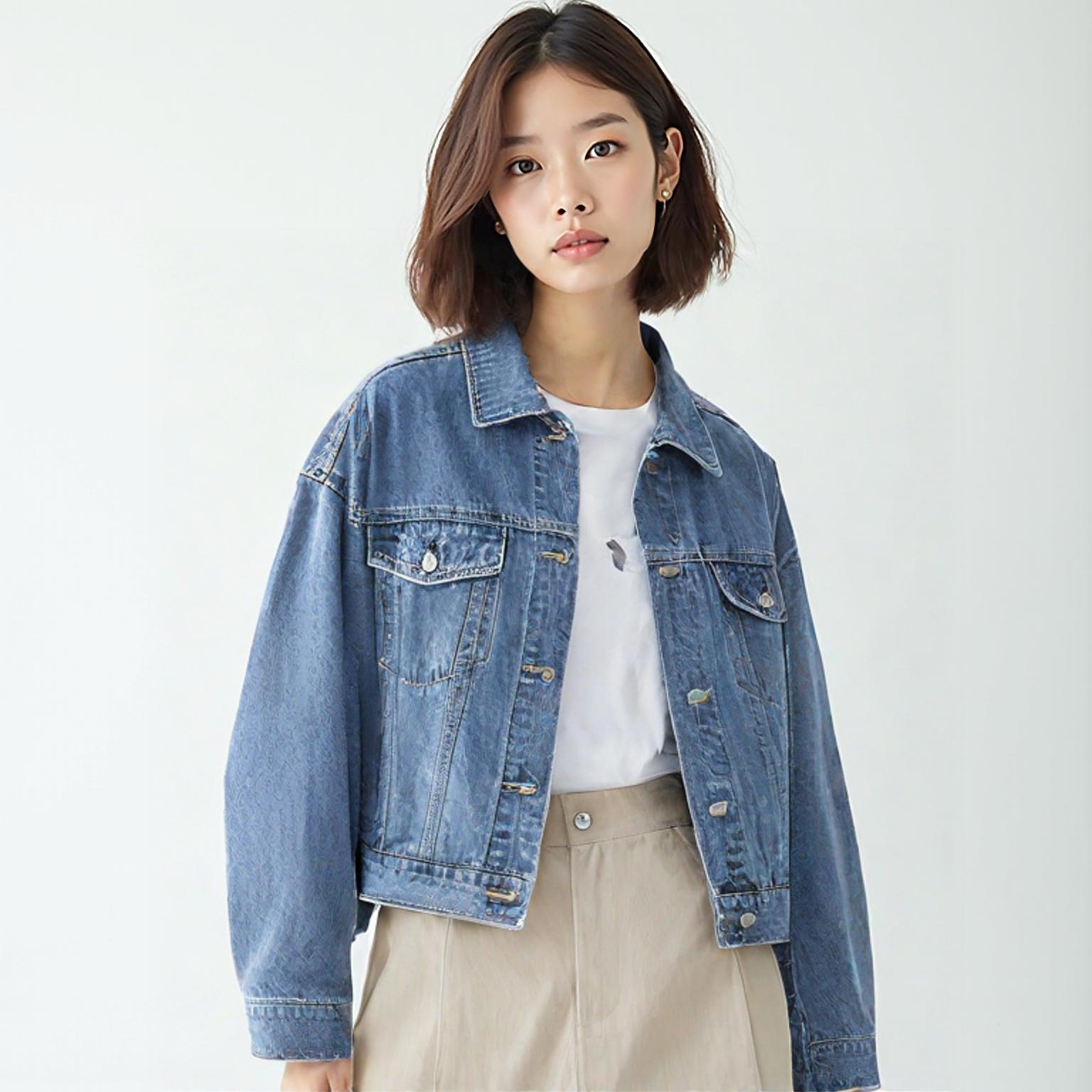 미쏘 데님재킷