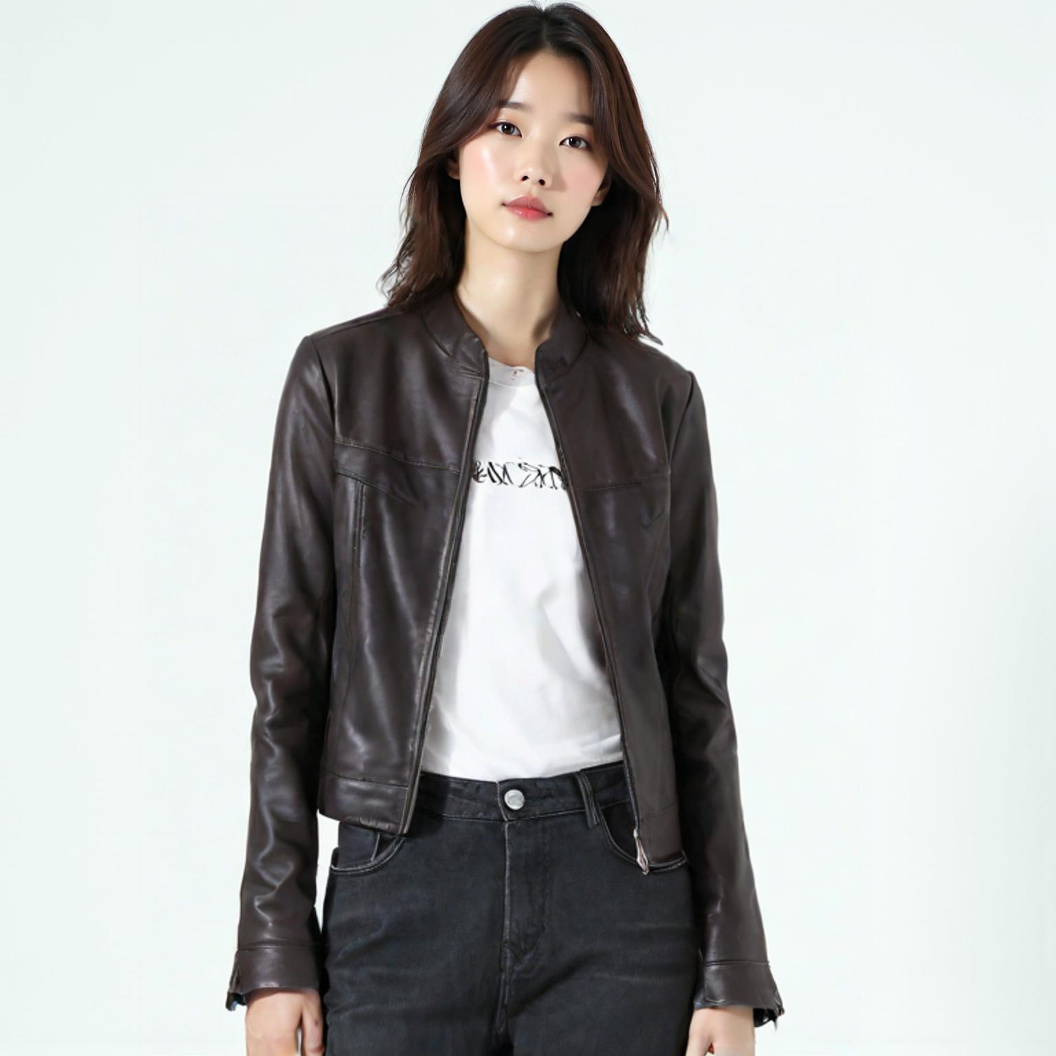 금강모피 가죽재킷