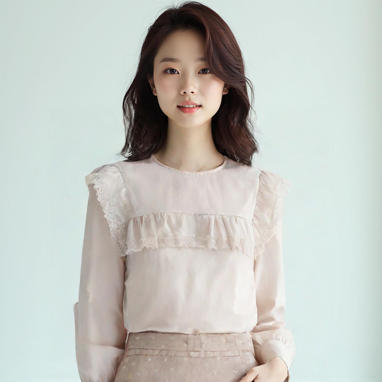 에이치엔엠 블라우스