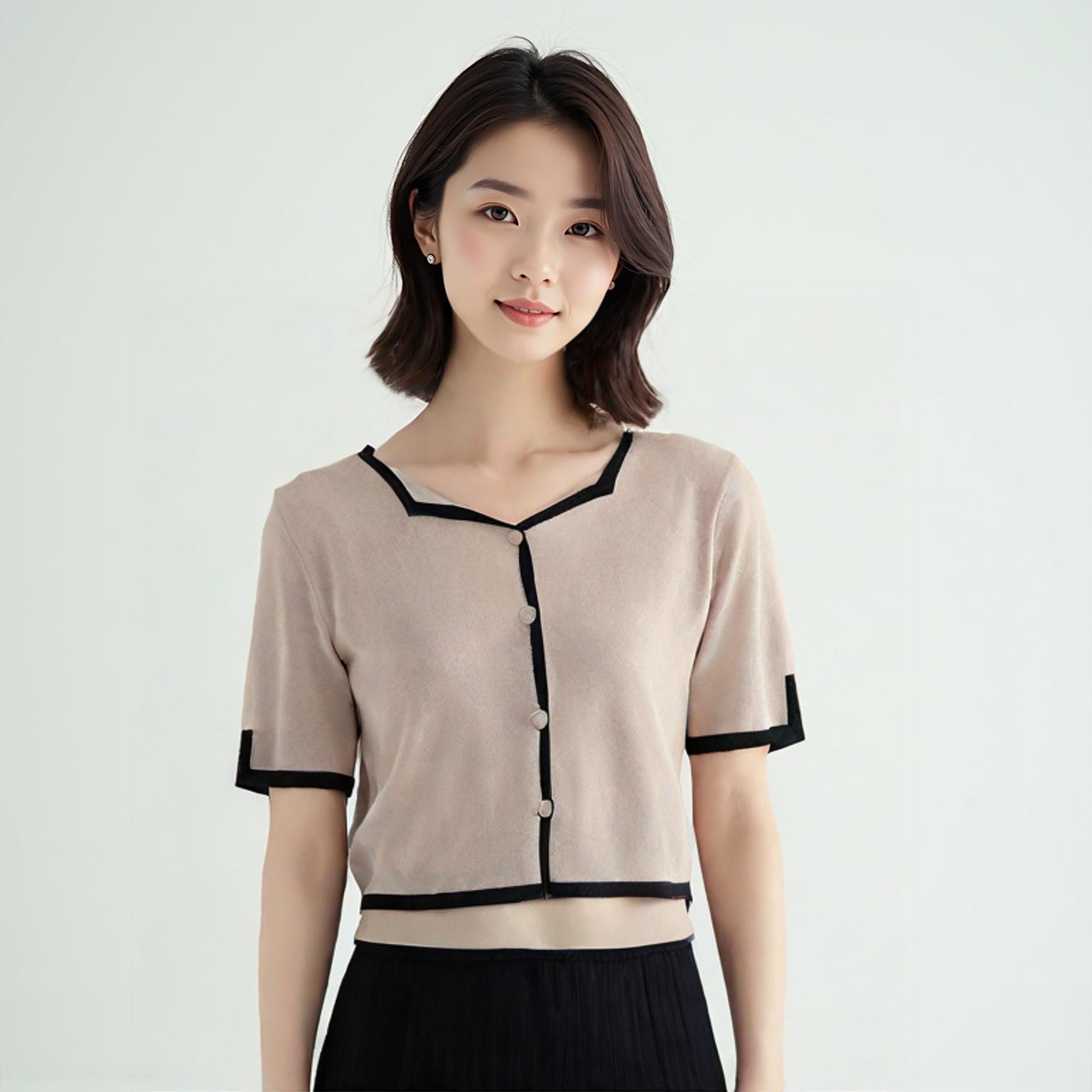 밸리걸 라운드카디건