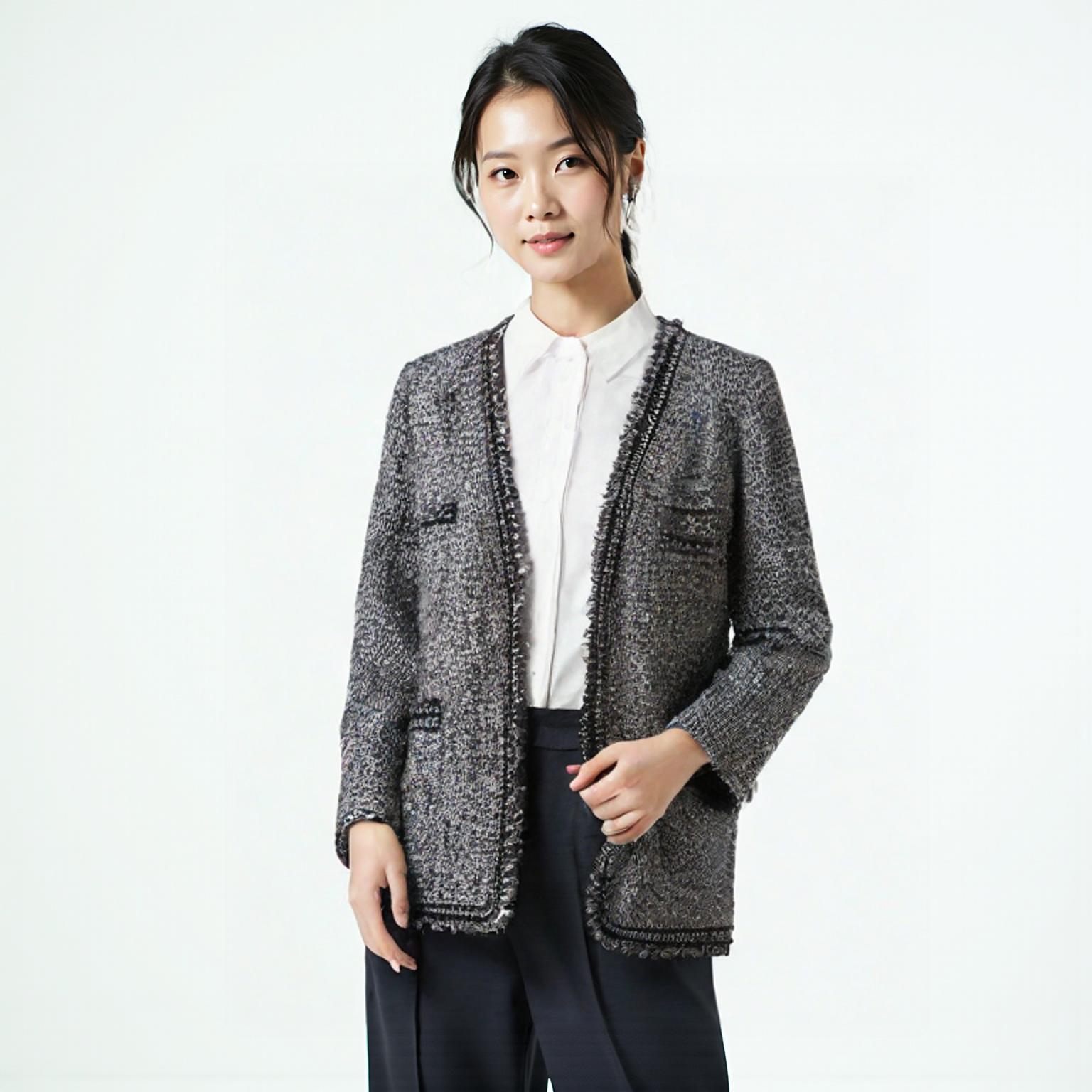 비씨비지 트위드재킷