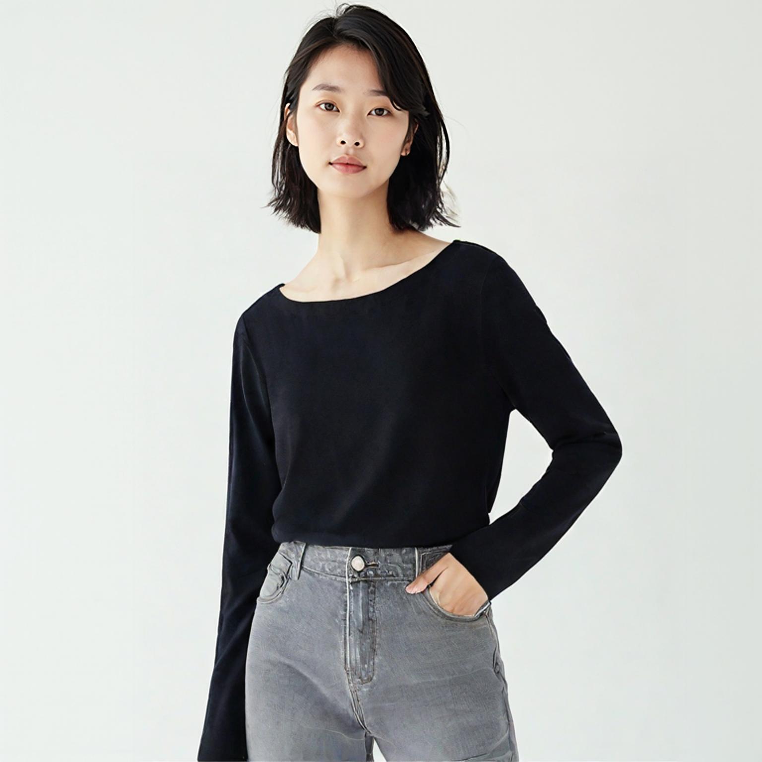 시야쥬 보트넥니트
