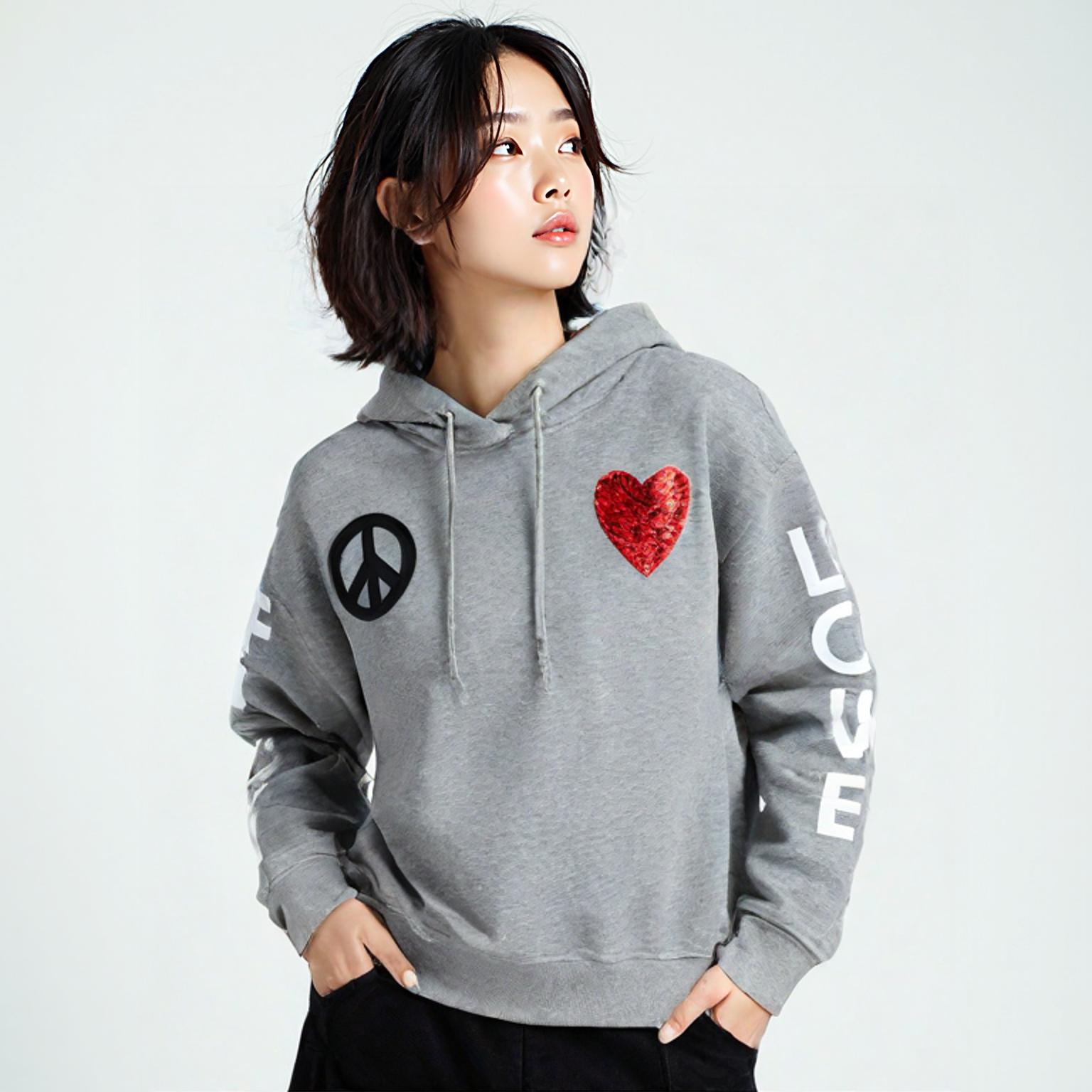 러브 모스키노 후드티