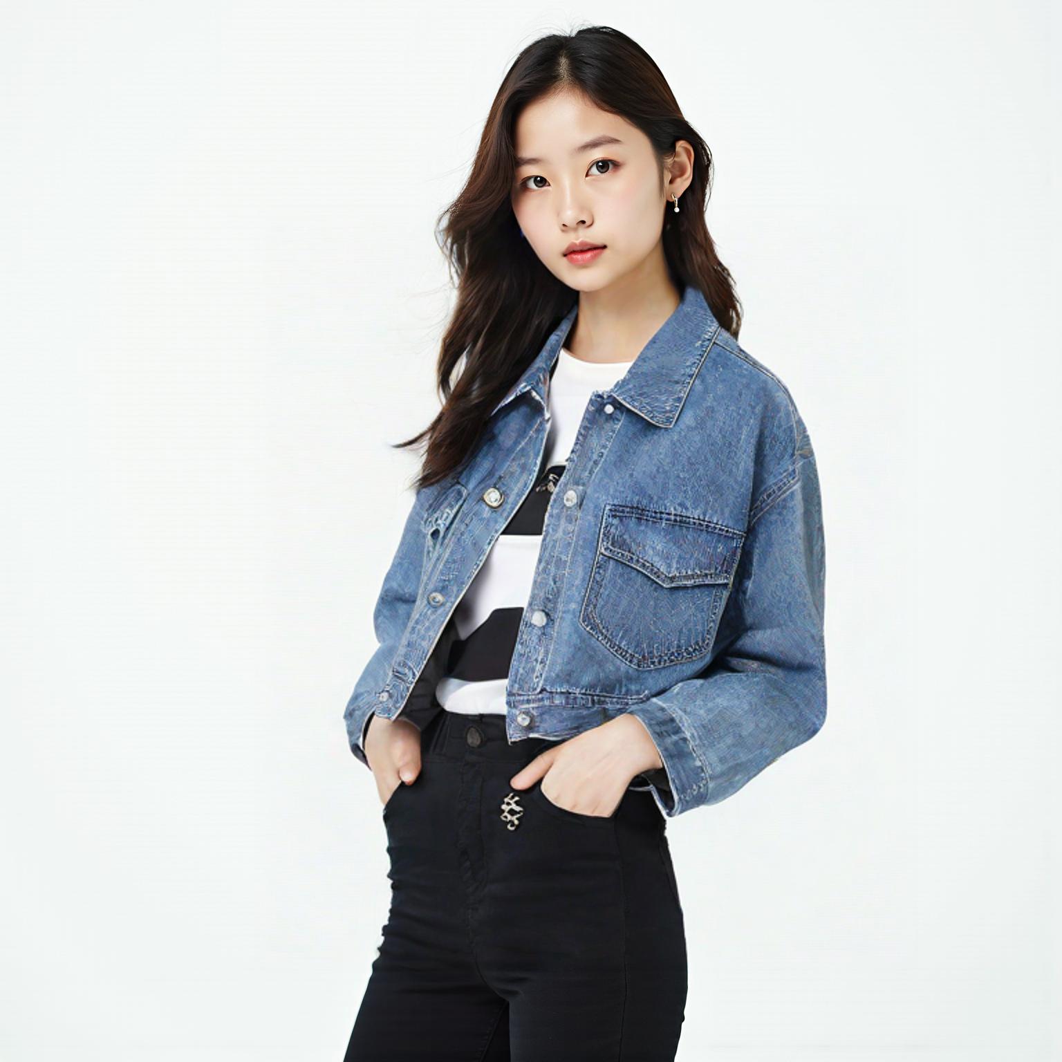 미쏘 데님재킷