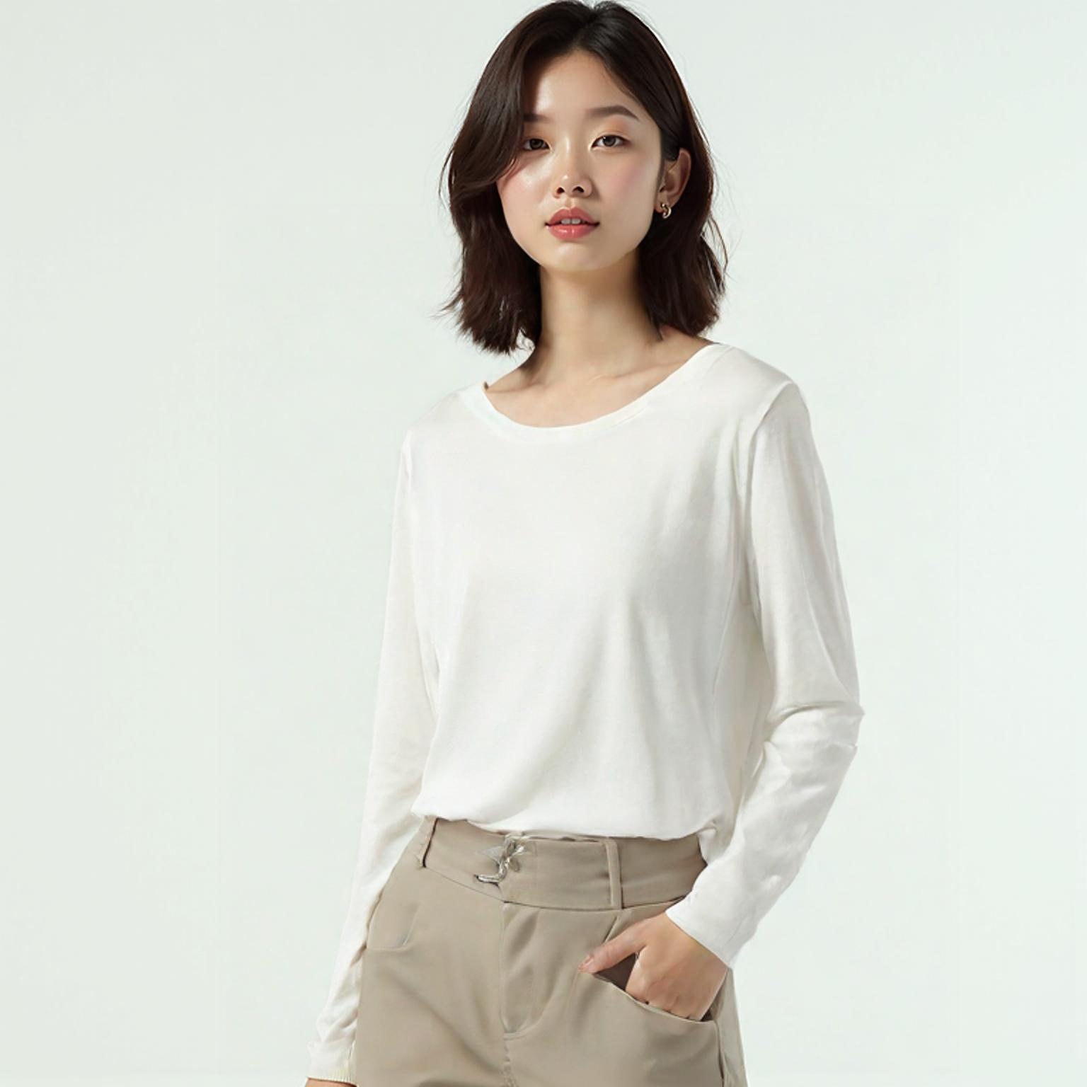 유니클로 긴팔티셔츠
