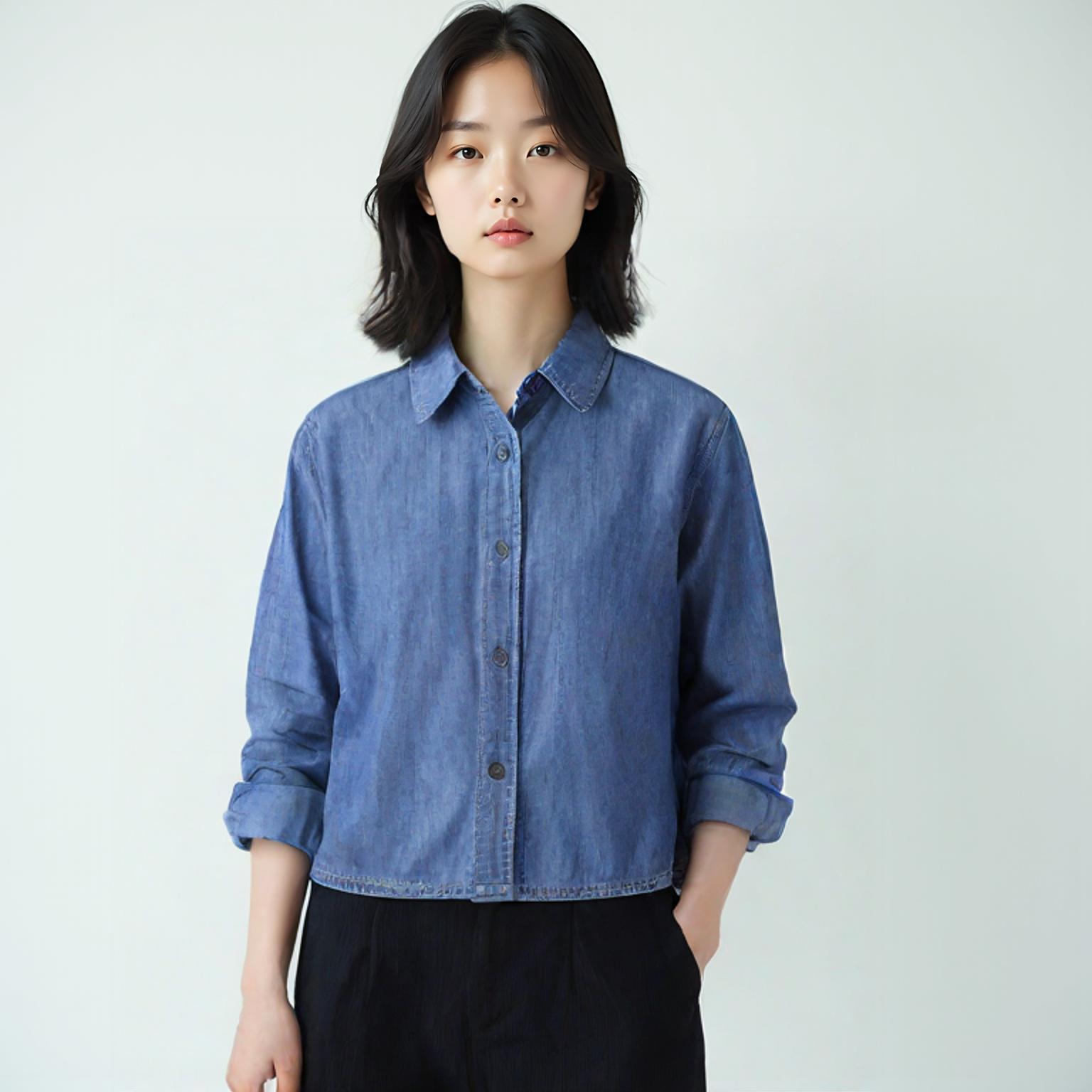 자주 셔츠