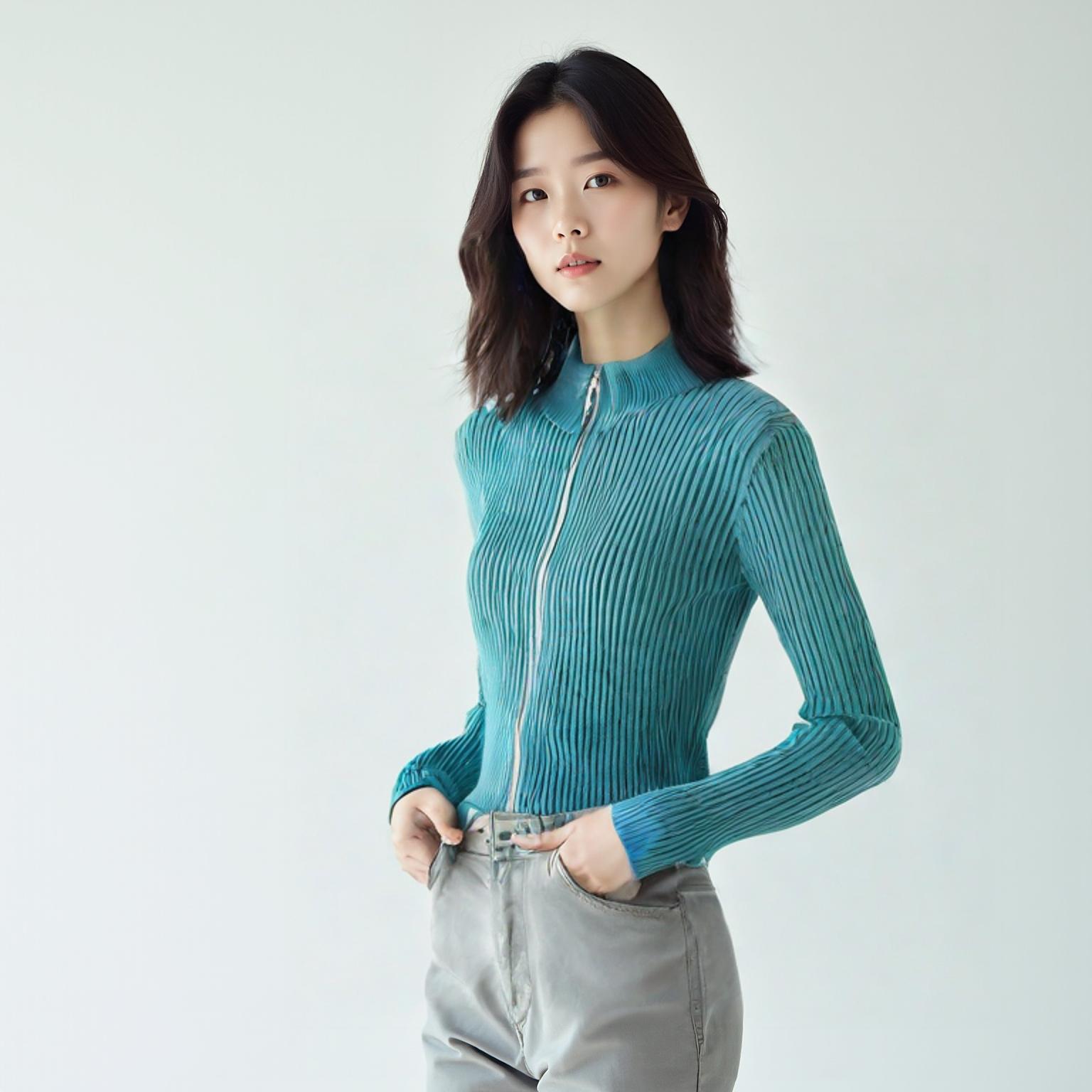 하우스 오브 써니 니트집업