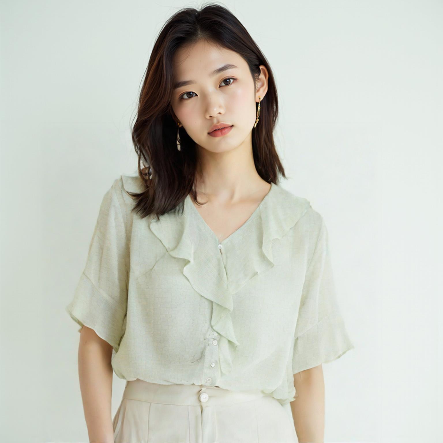 로엠 블라우스