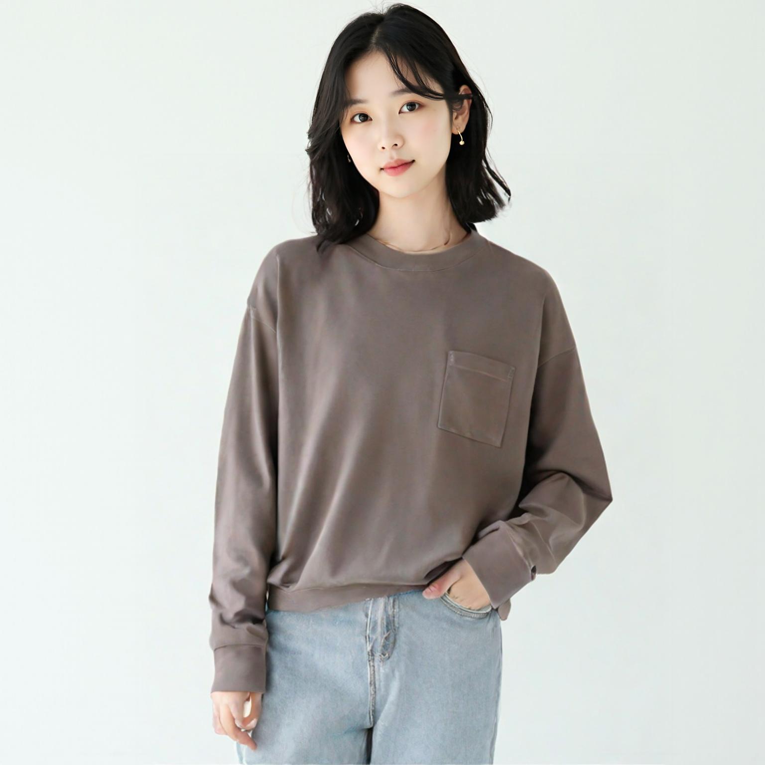 무인양품 긴팔티셔츠
