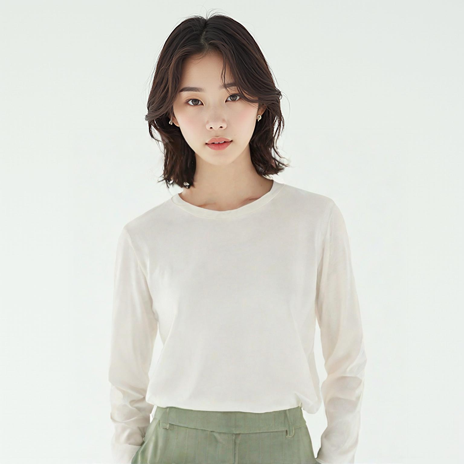 로엠 긴팔티셔츠