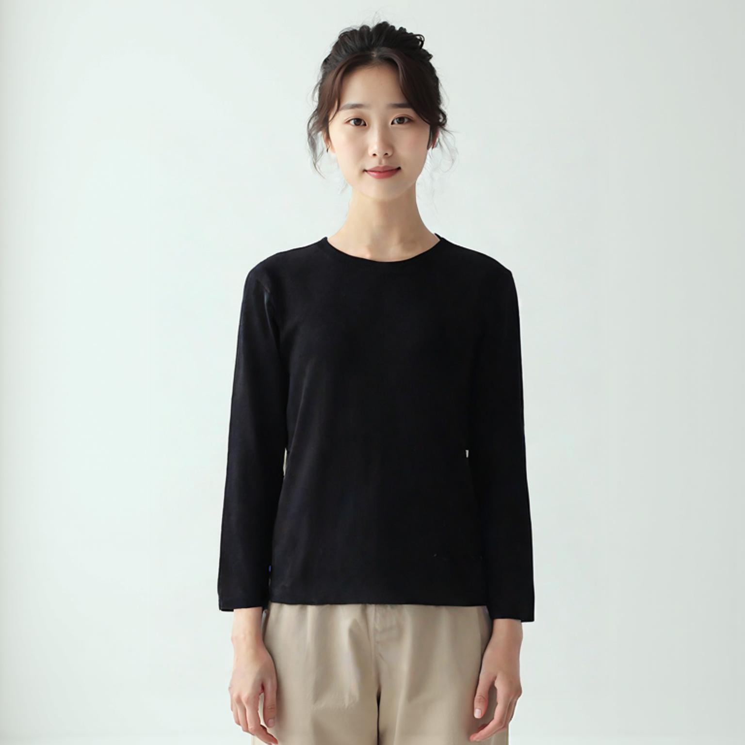 로우 클래식 7부티셔츠