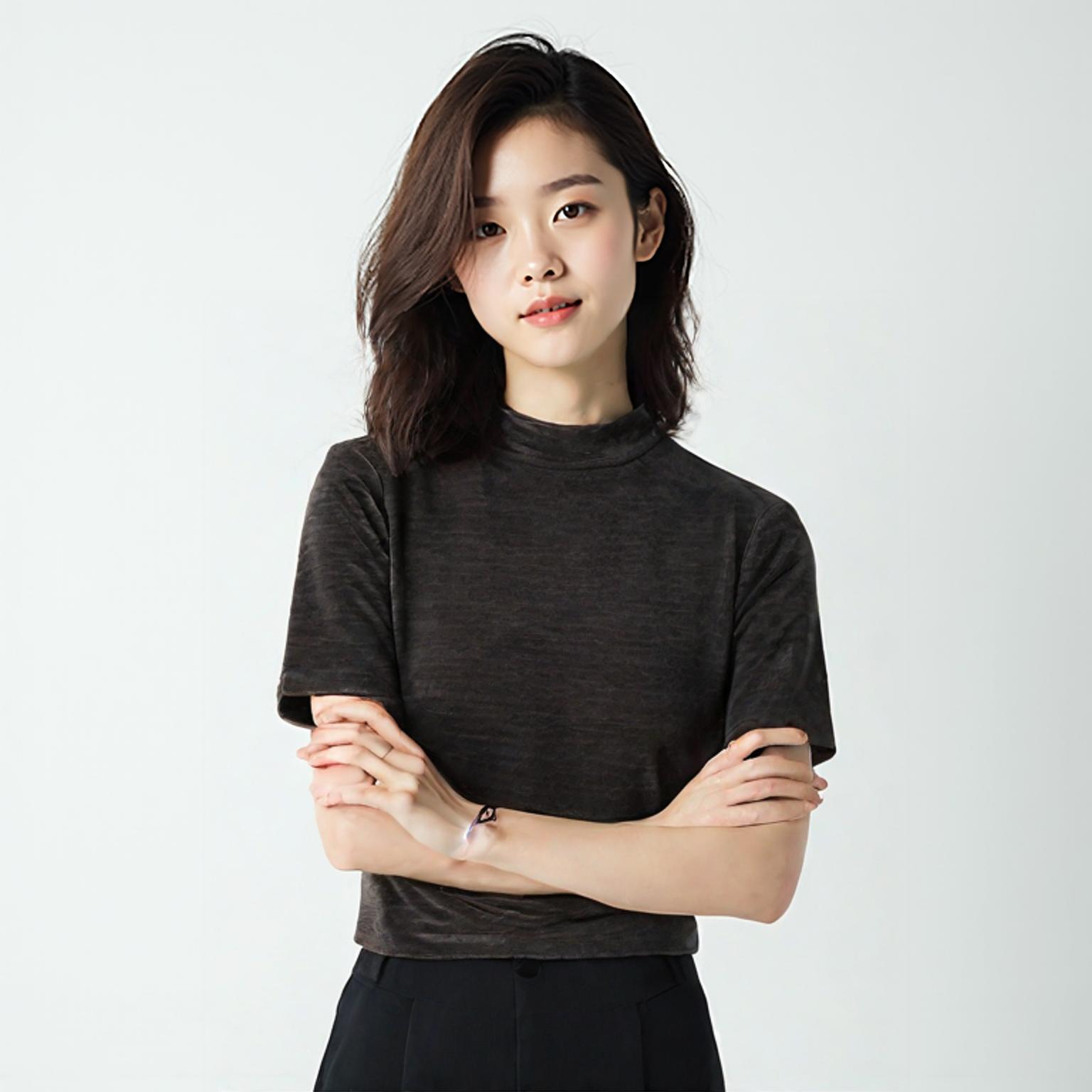 패브릭컬러지 반팔티셔츠