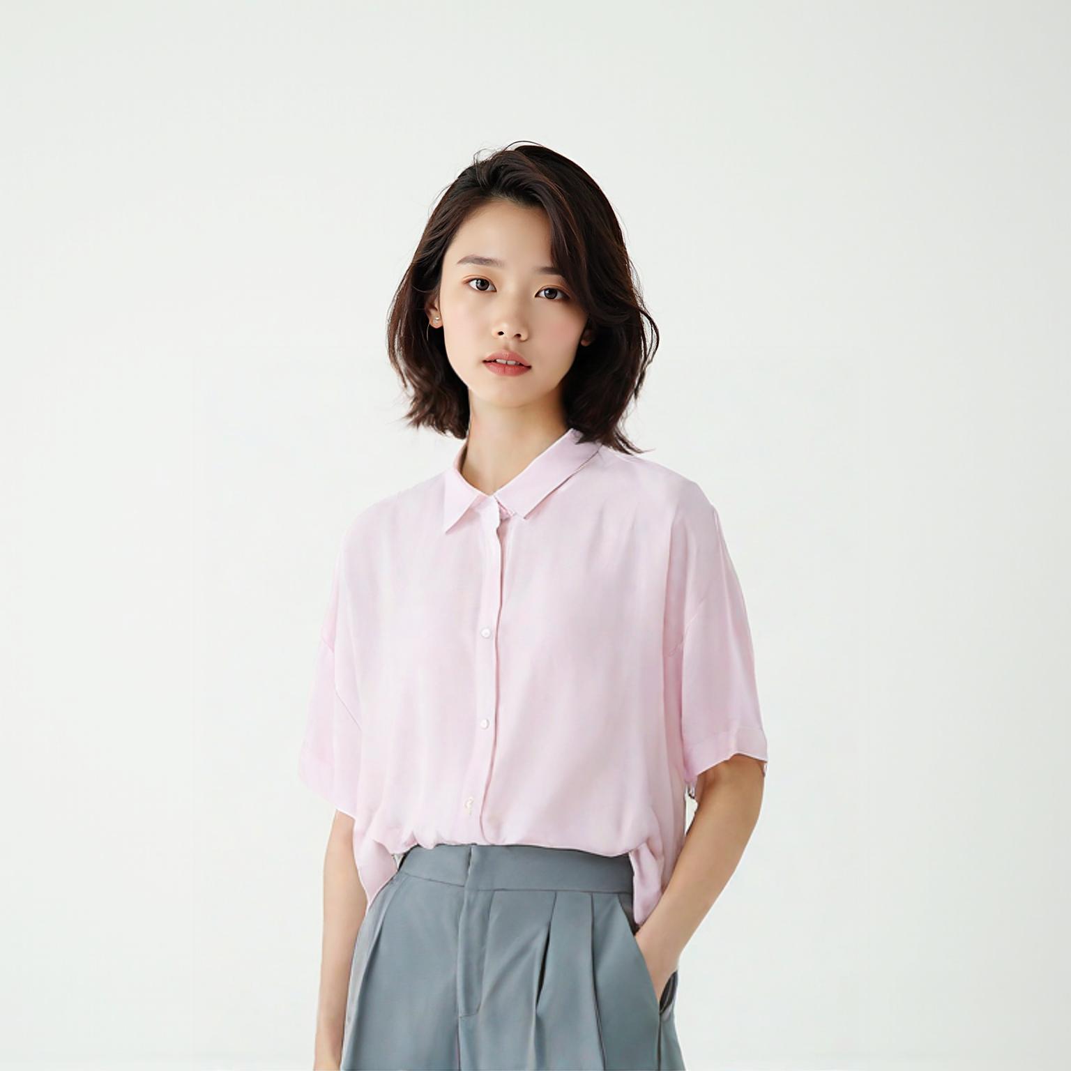 탑텐 블라우스