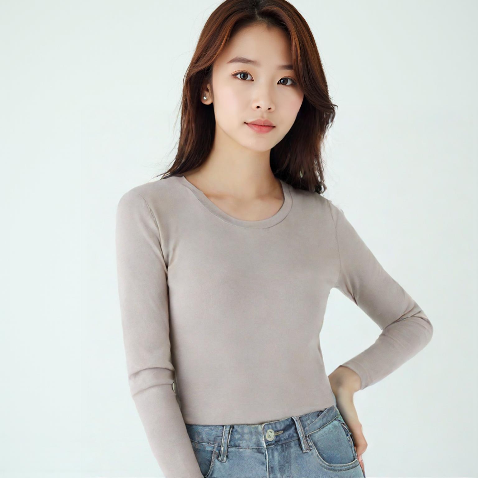 무인양품 긴팔티셔츠