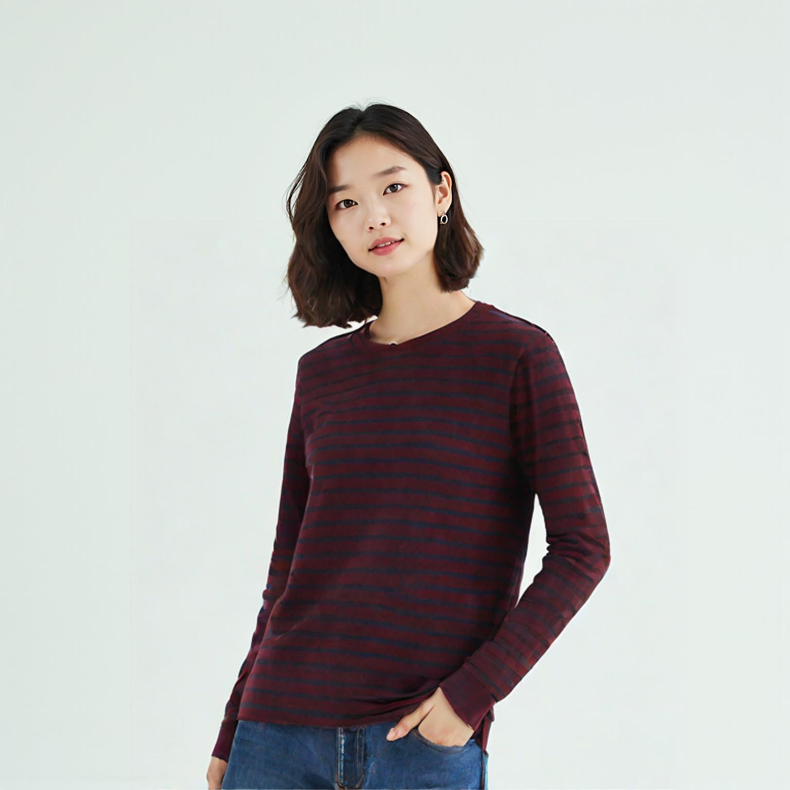 갭 긴팔티셔츠