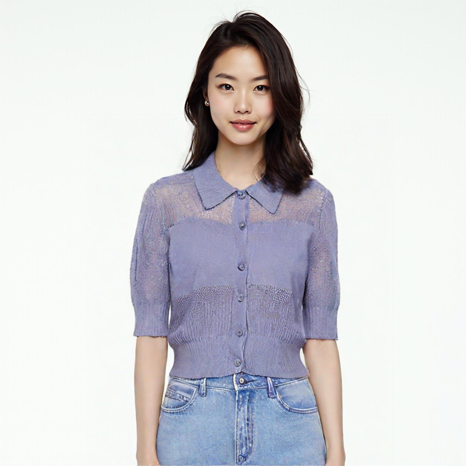 코스 칼라카디건