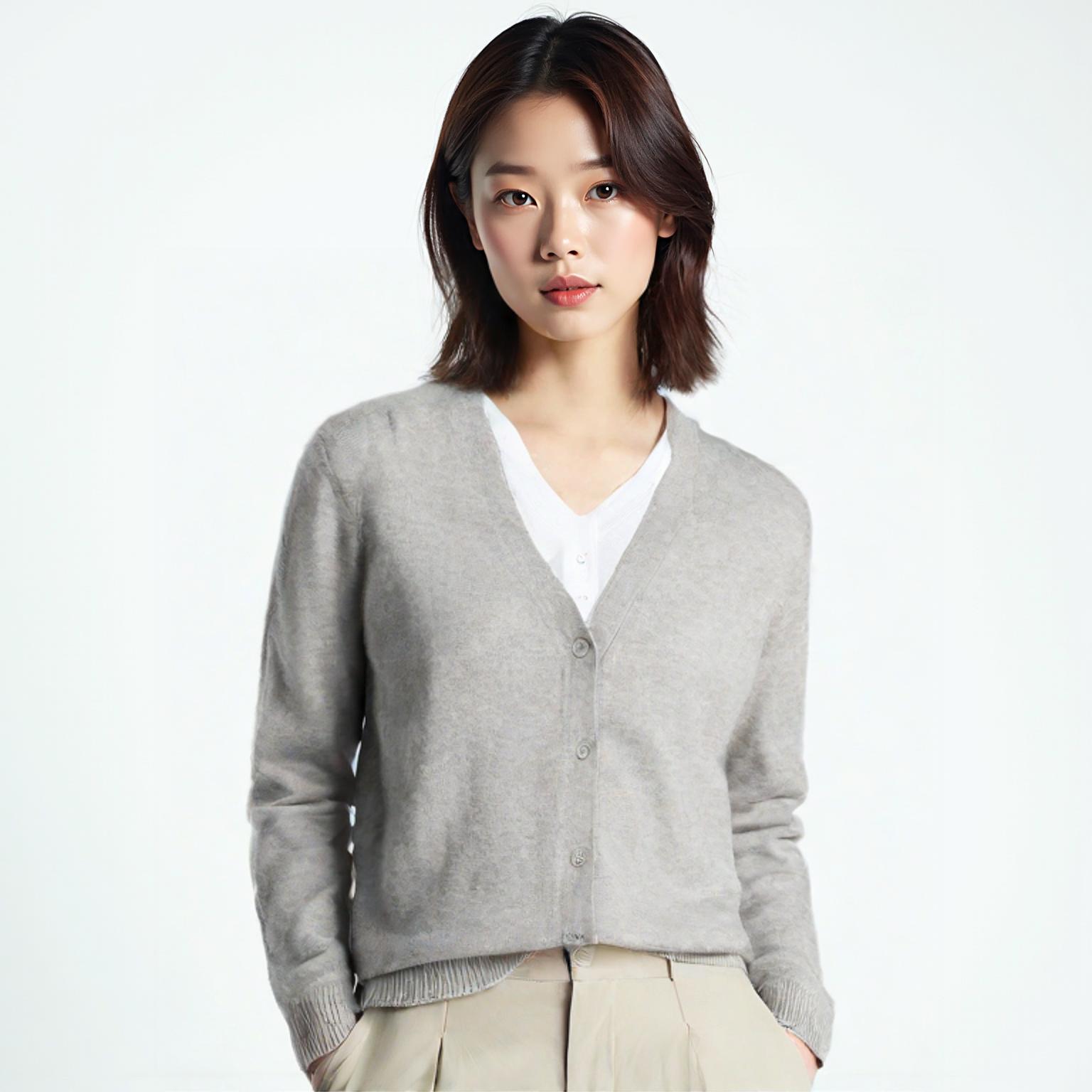 유니클로 브이넥카디건