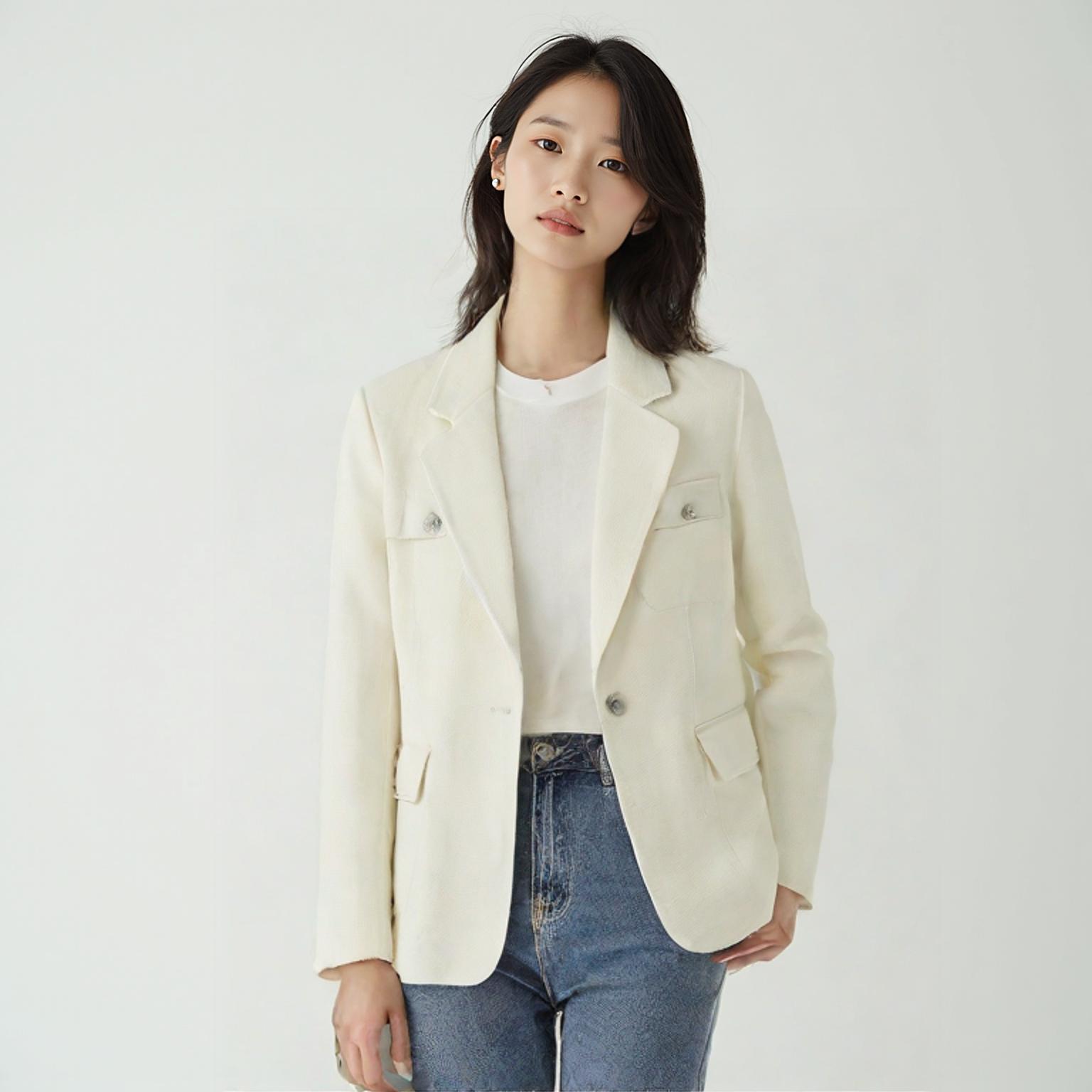 미쏘 트위드재킷