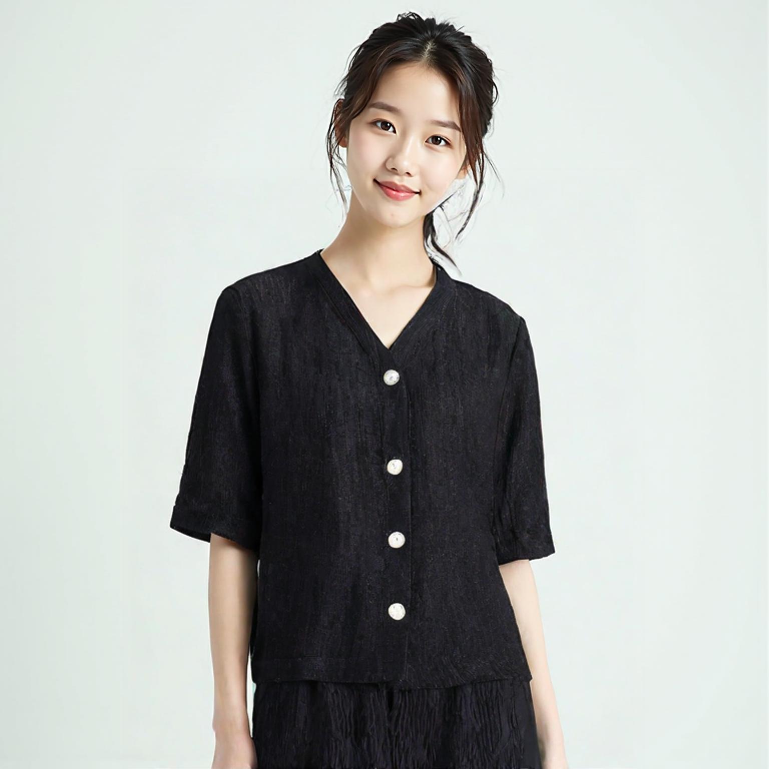 오조크 리넨재킷