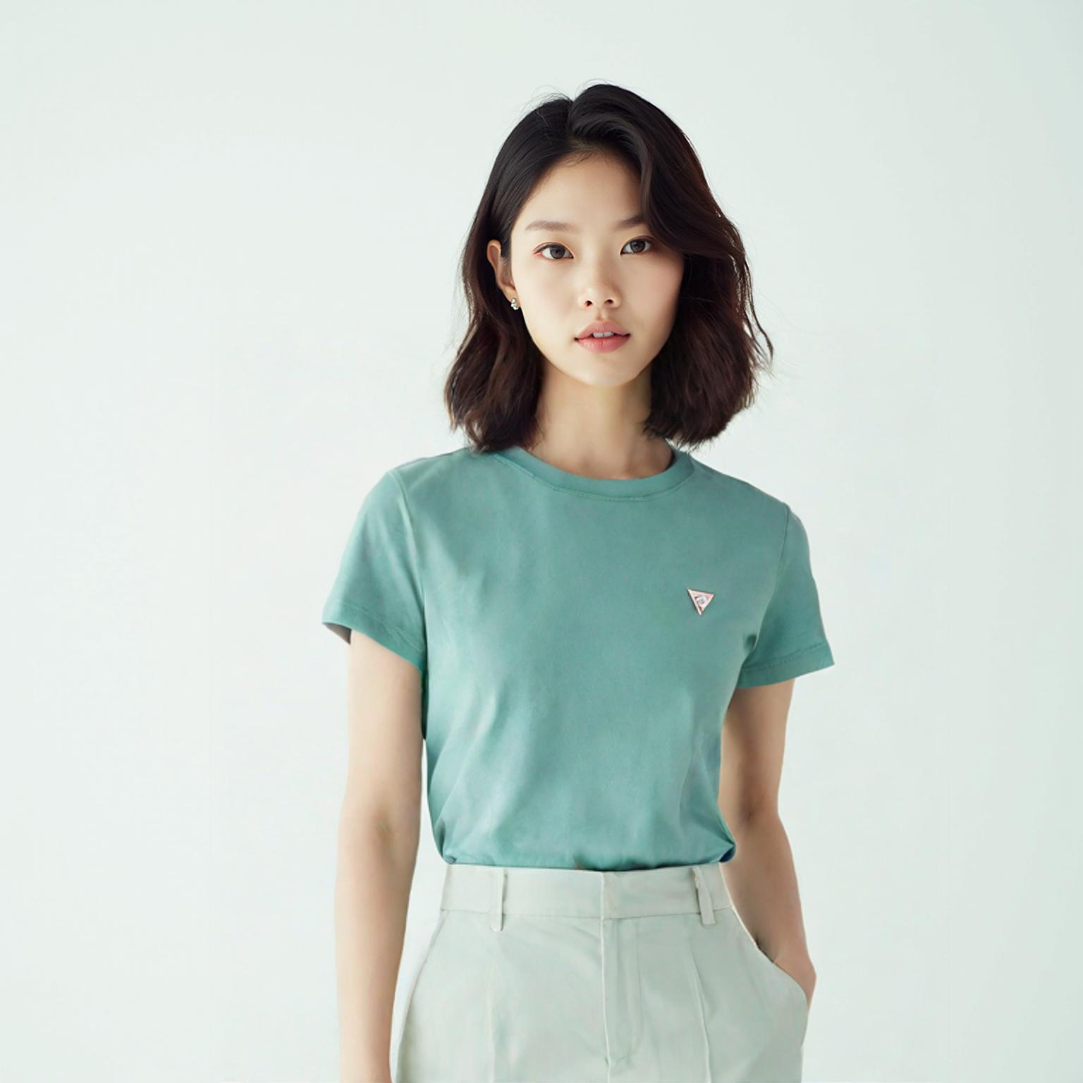 게스 반팔티셔츠