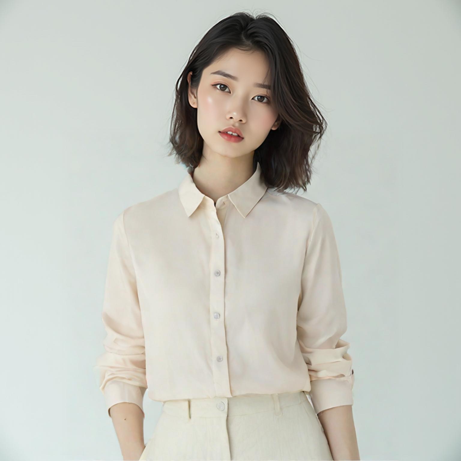유니클로 블라우스