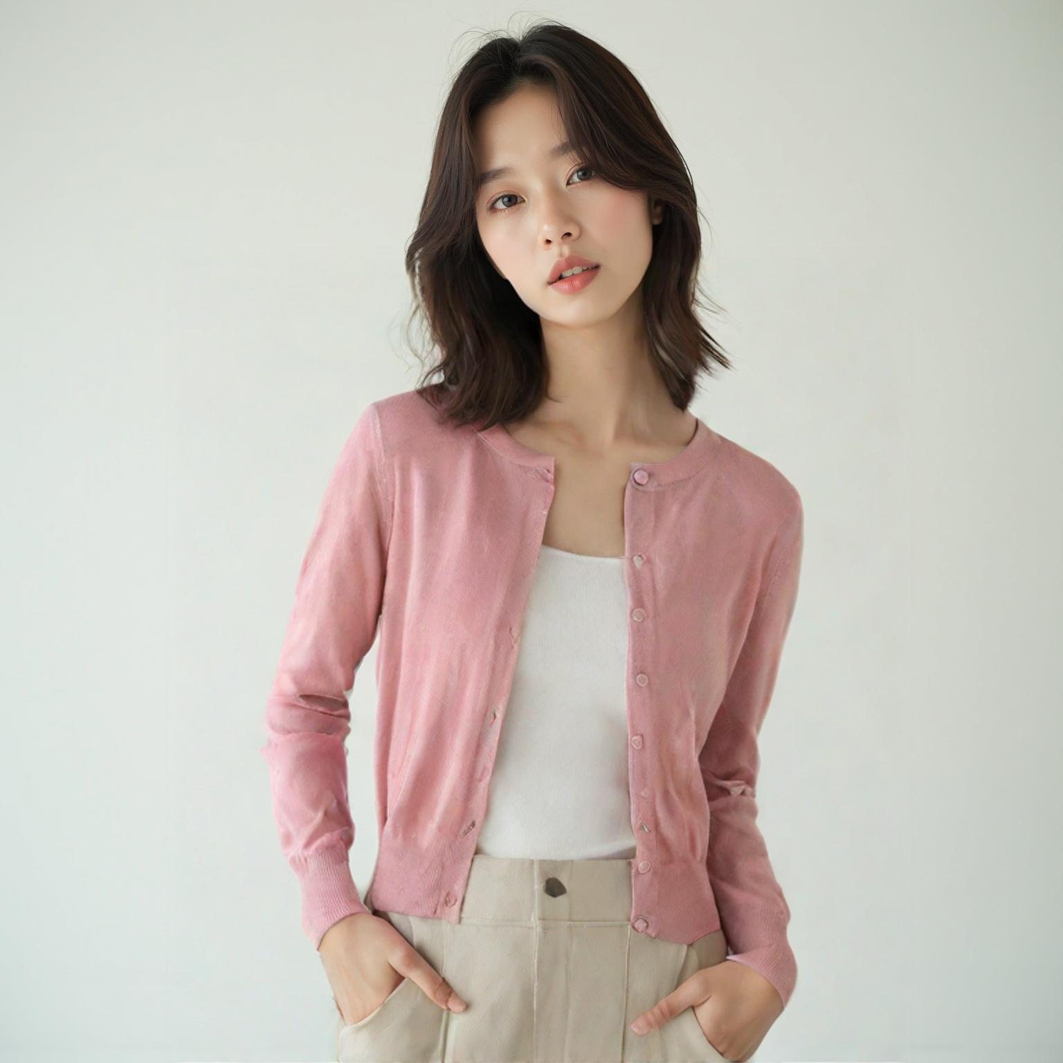 에이치엔엠 라운드카디건