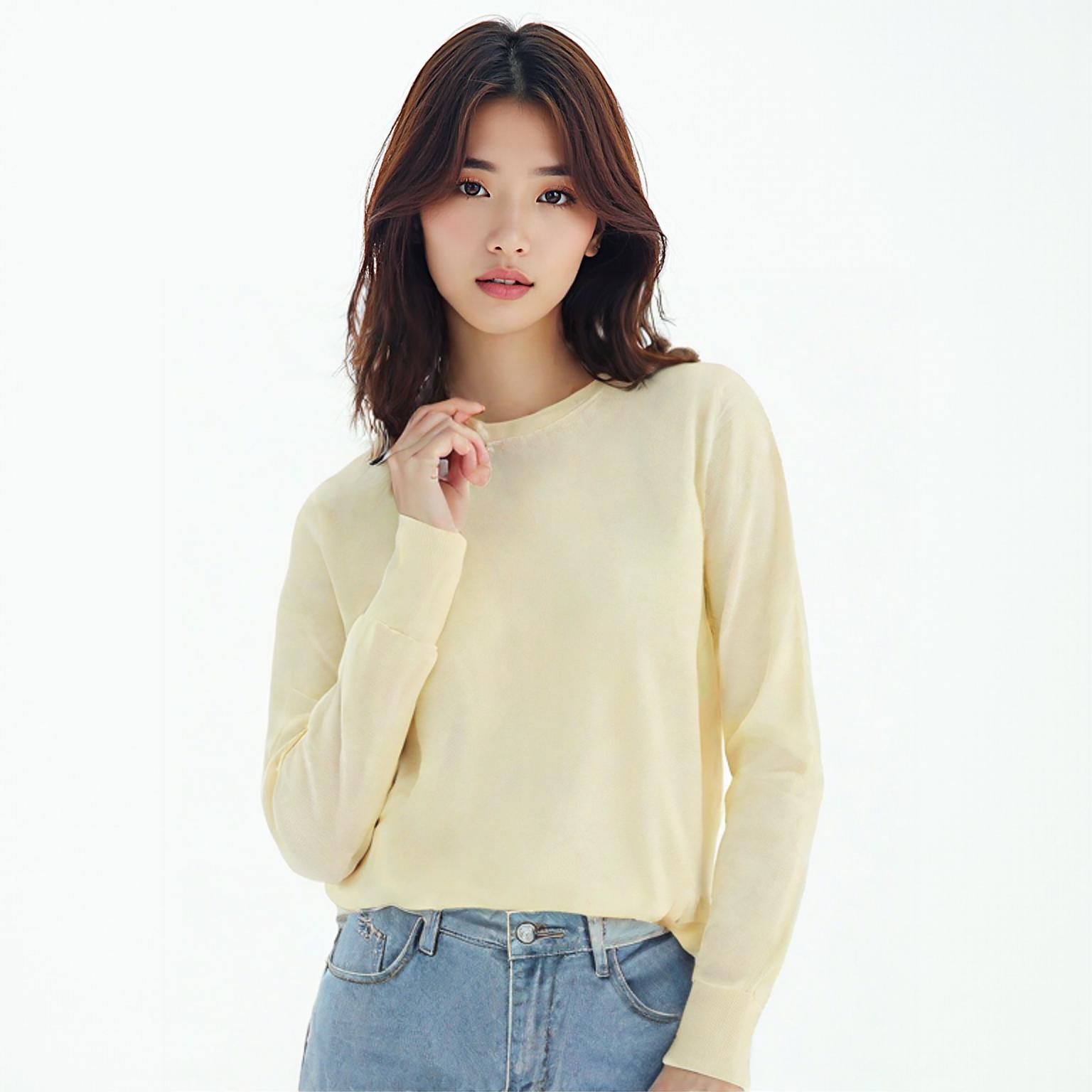 유니클로 라운드니트