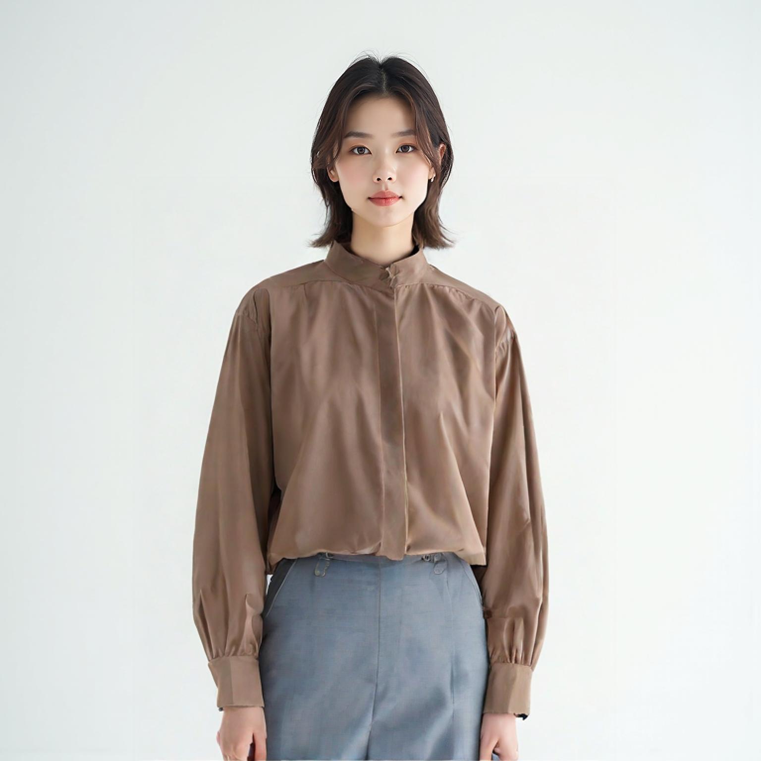 모한 블라우스