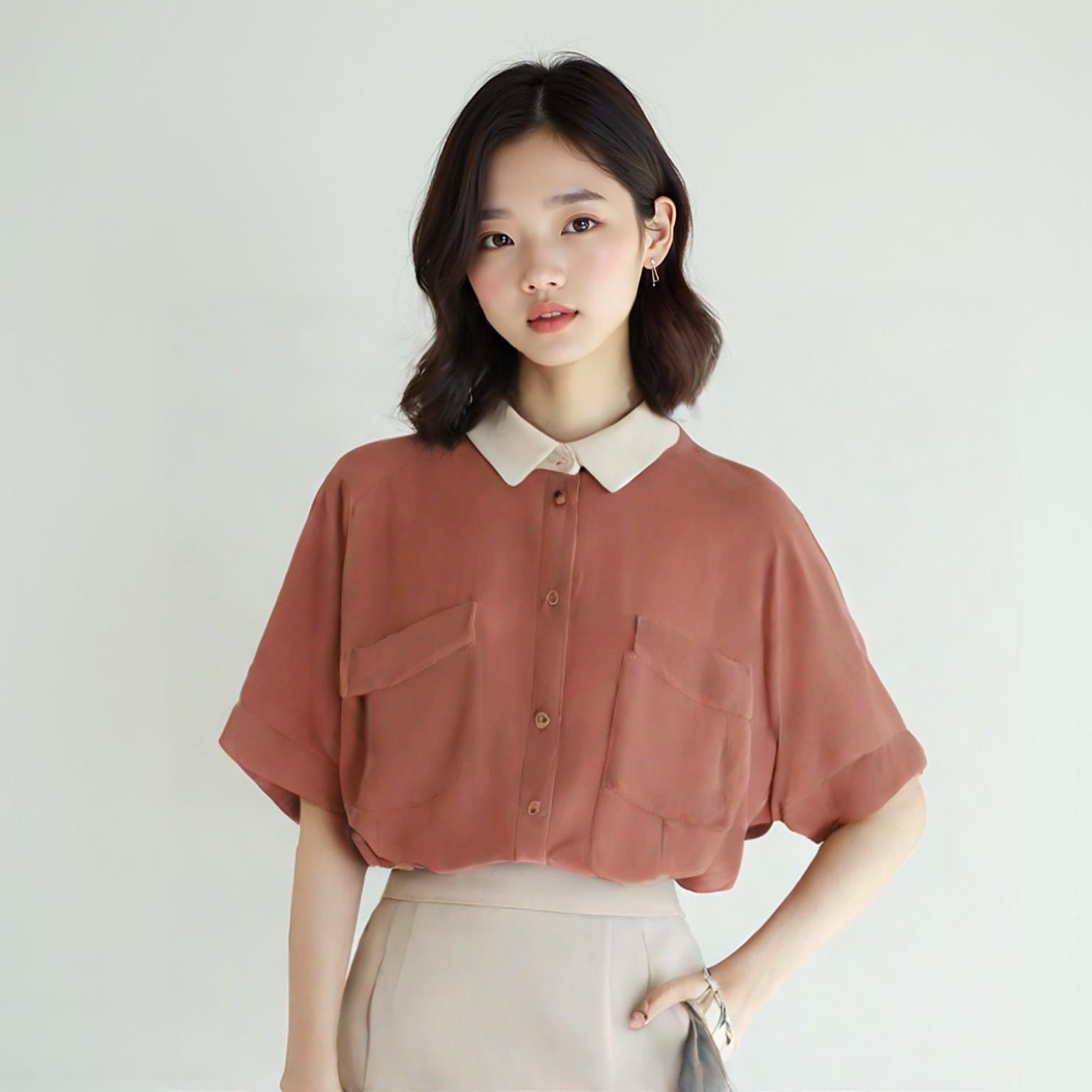 에잇세컨즈 블라우스