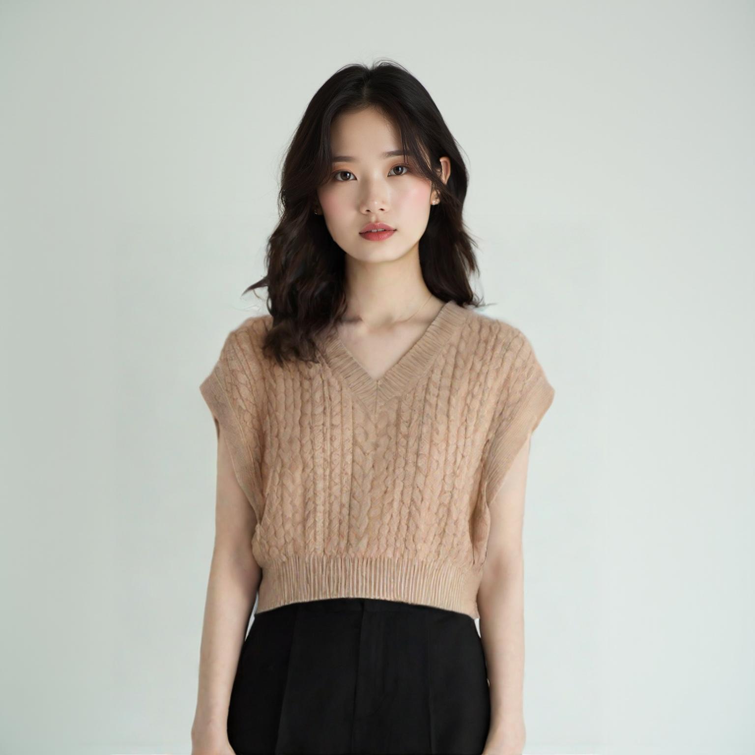 유메르 니트조끼