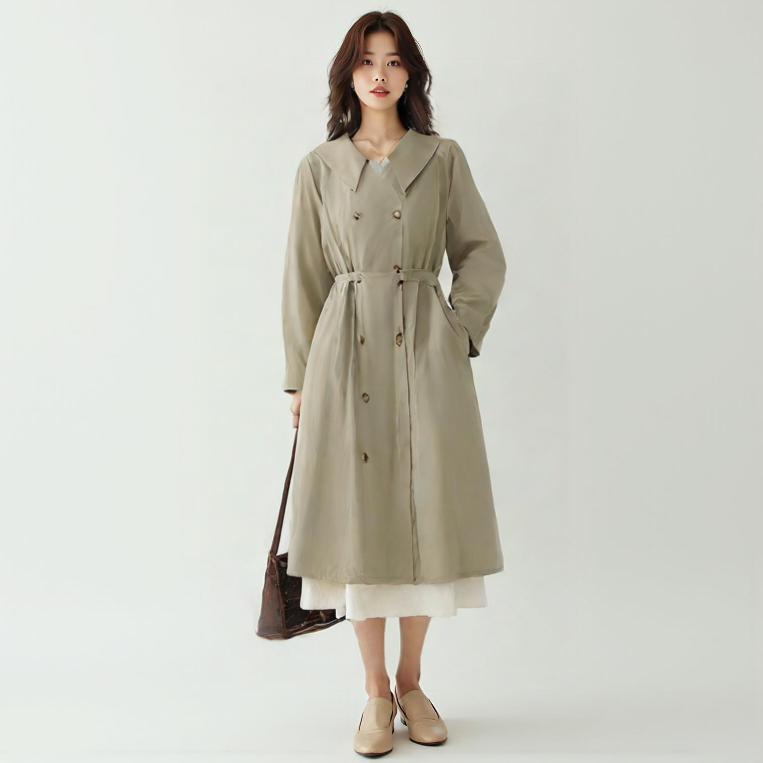 비키 트렌치코트