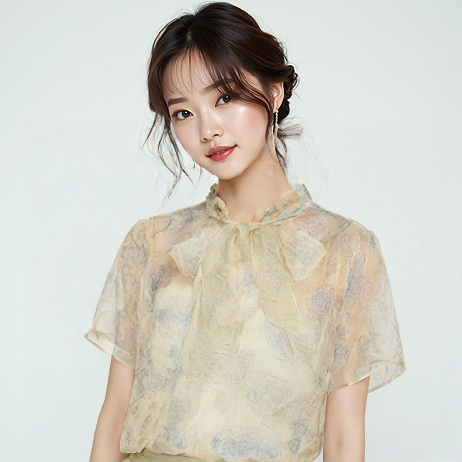 씨 블라우스