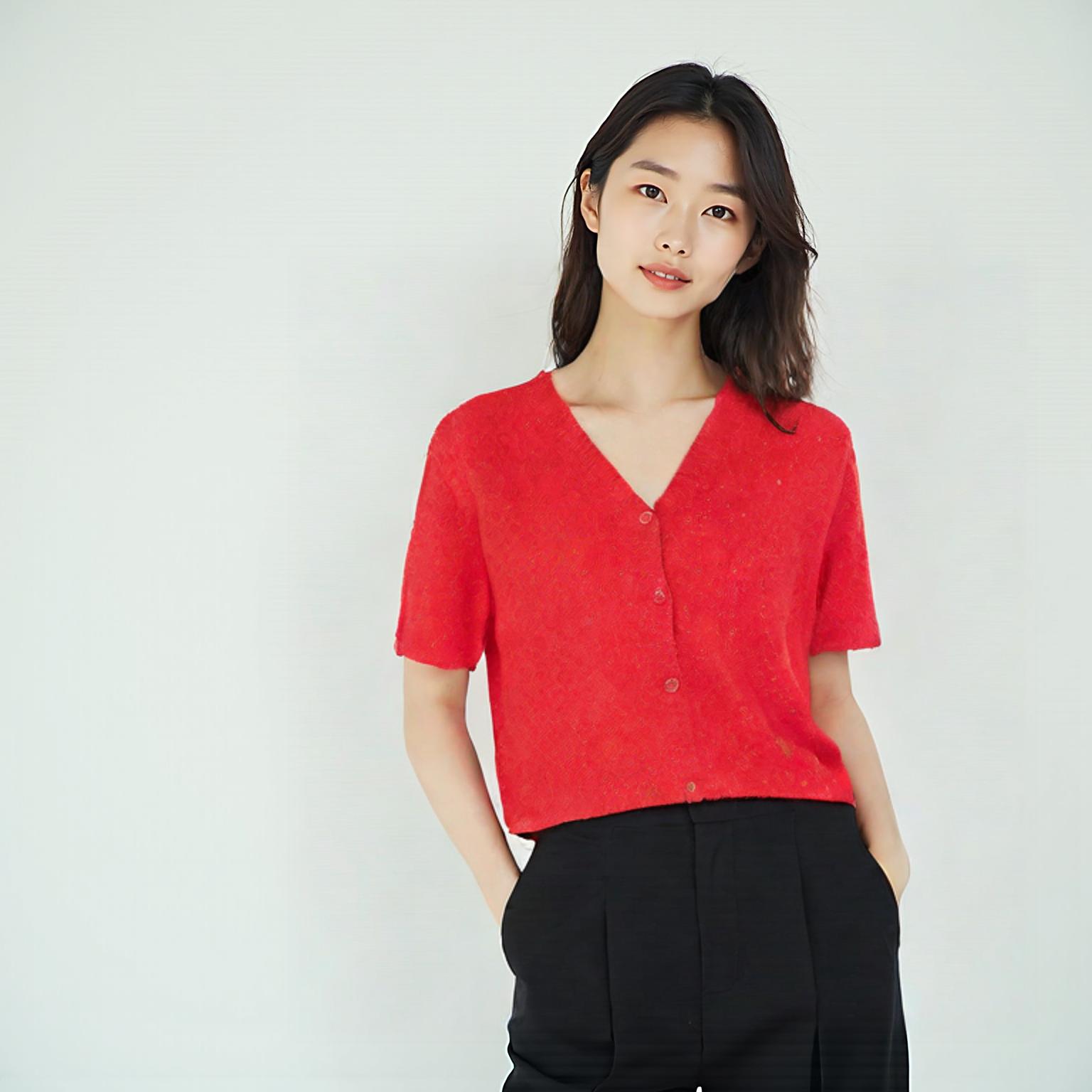 디바이디드에이치앤엠 브이넥카디건