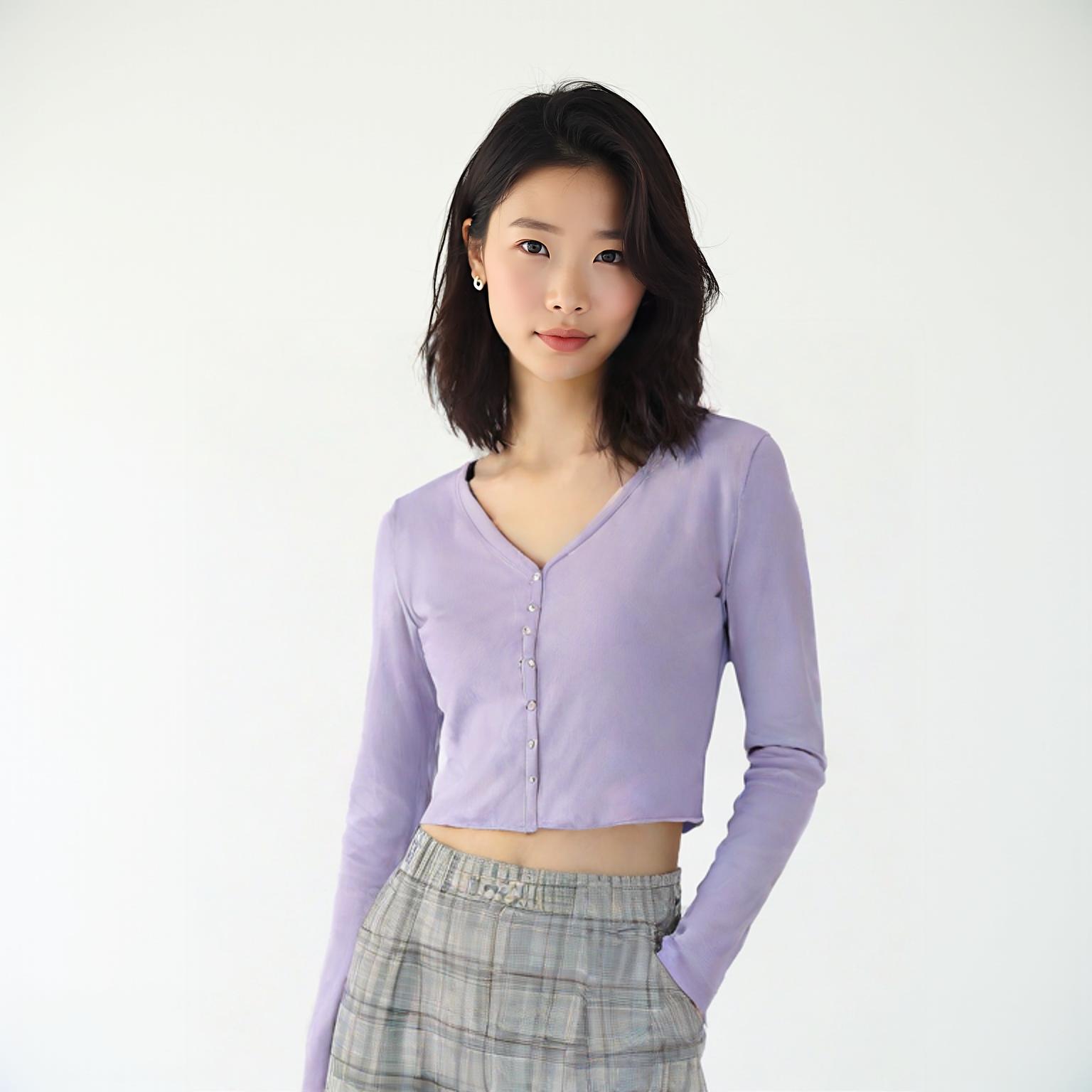 페일제이드 브이넥카디건