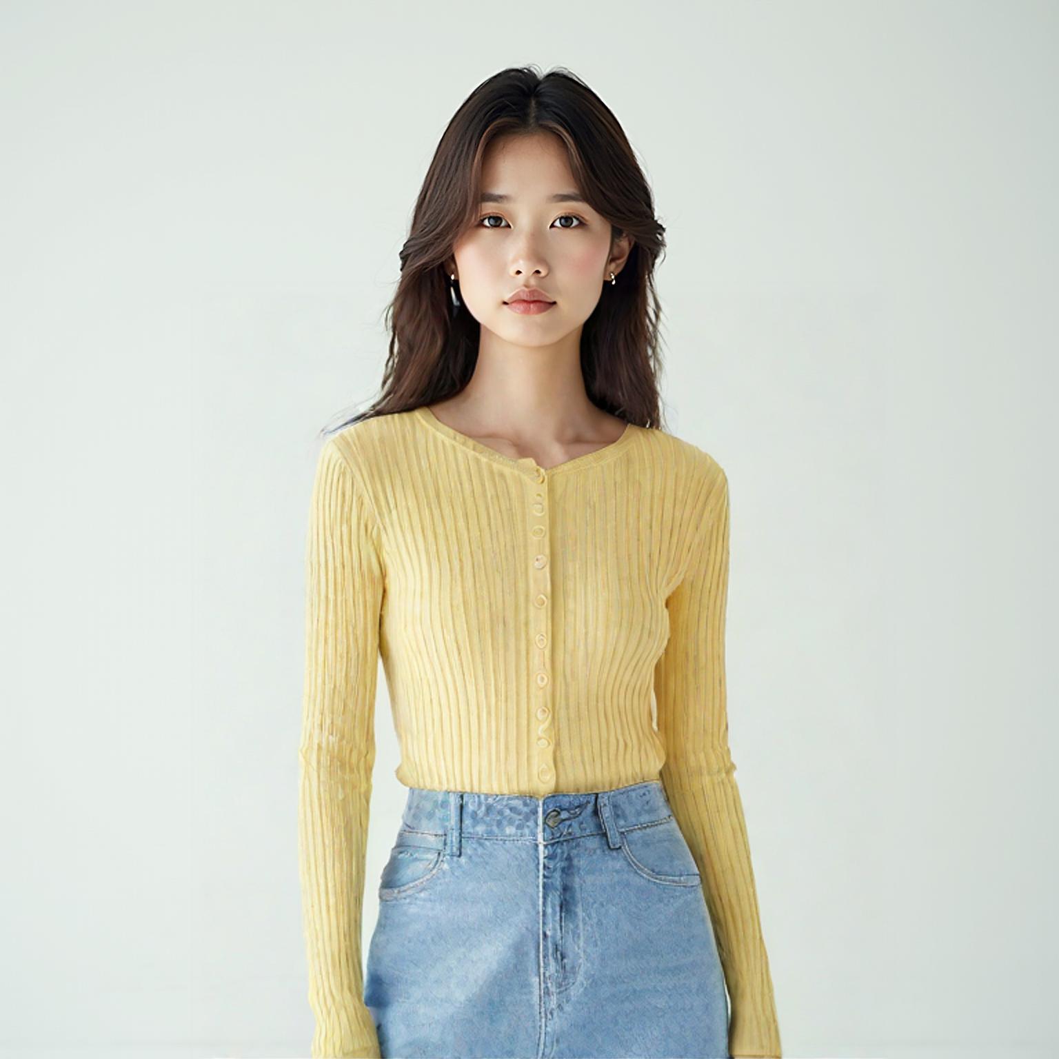 페일제이드 라운드카디건
