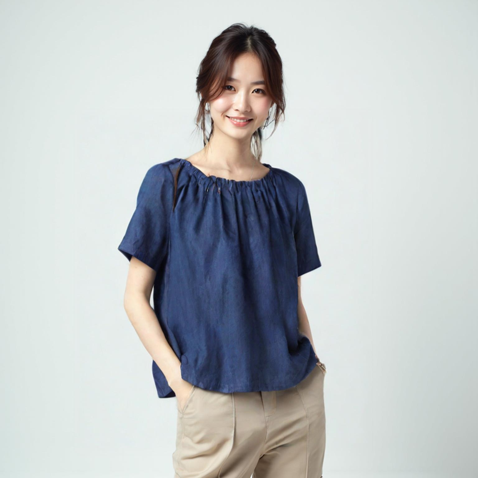 론론 블라우스